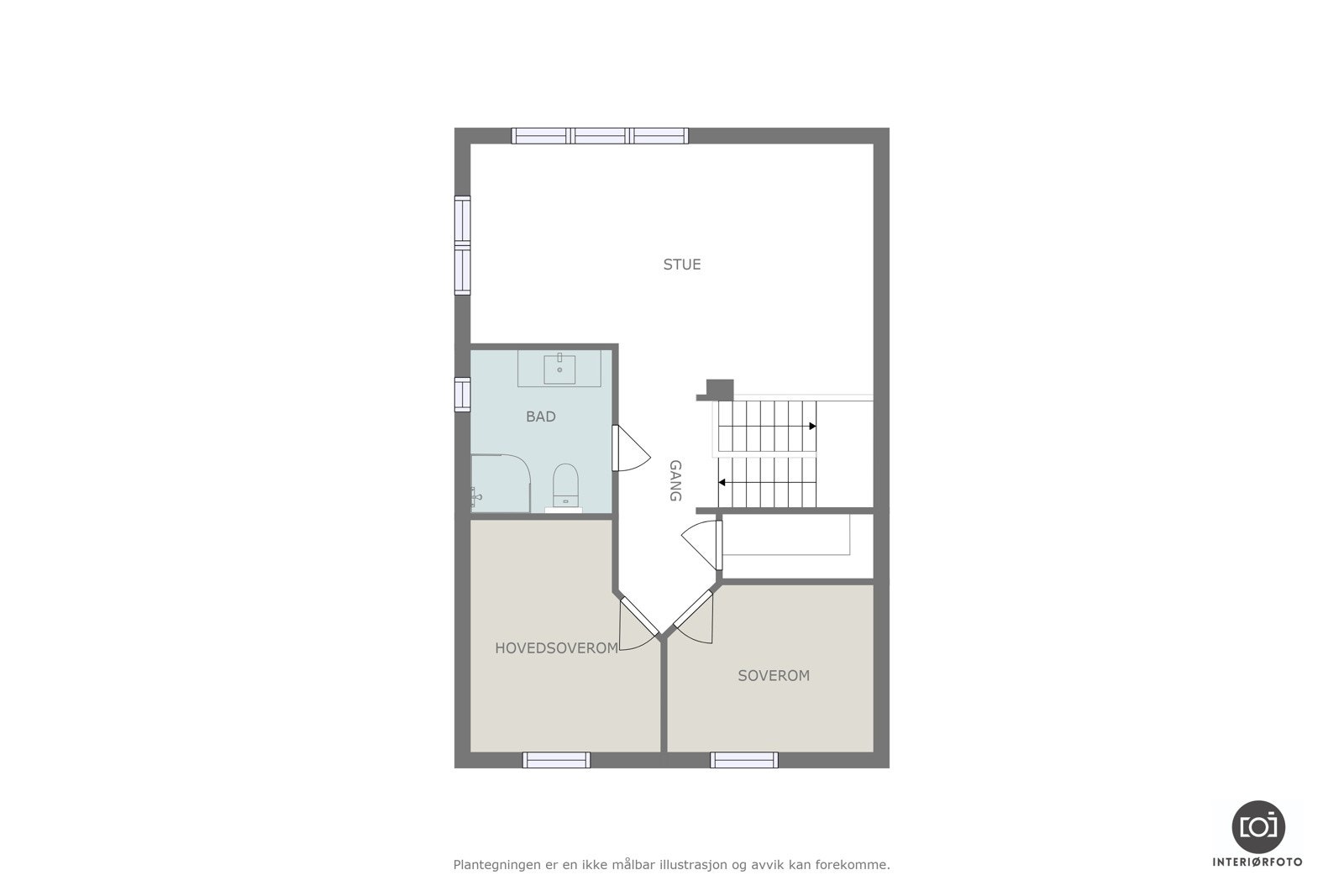 Plantegning Galleribilde