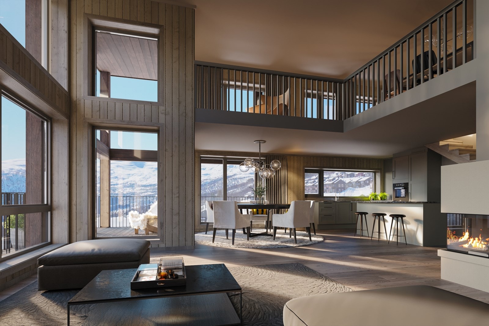 Velkommen til Sendo - 22 lekre fritidsleiligheter midt i smørøyet av Myrkdalen Fjellandsby! Galleribilde