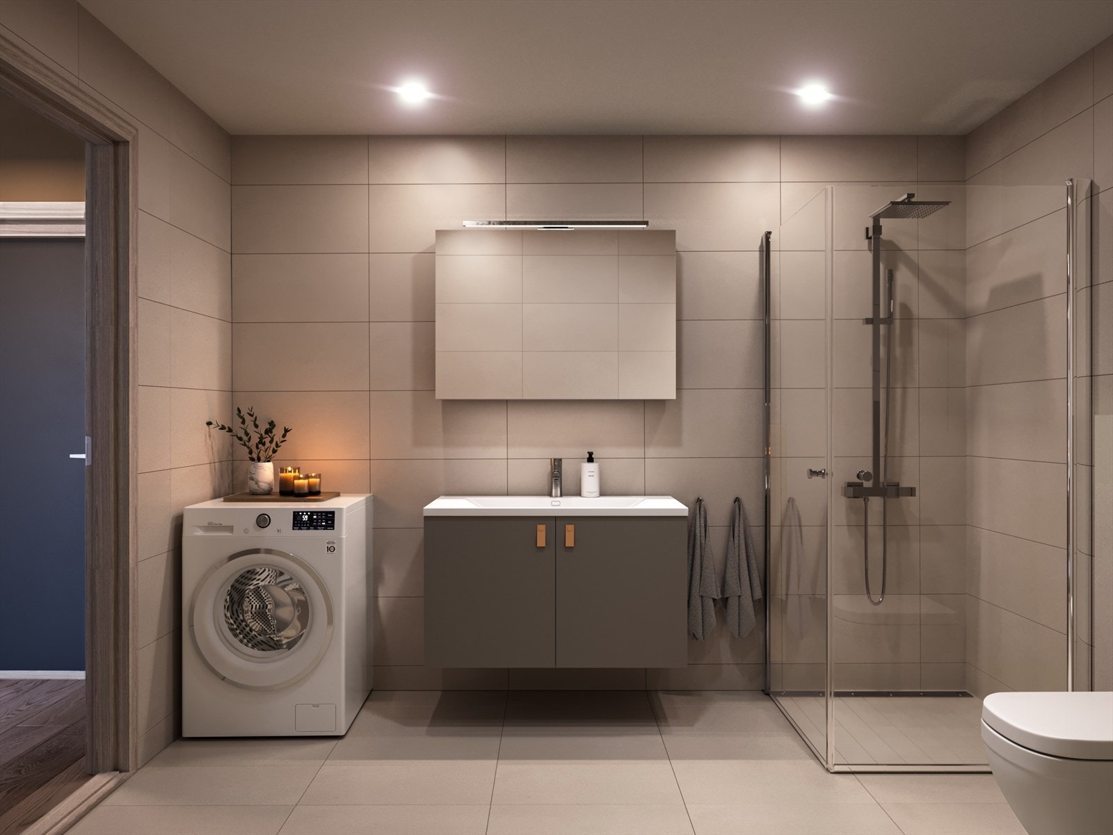 En prosjektert fritidsleilighet åpner muligheten for individuell tilpassing for at du kan gi din nye "hytte" det uttrykket du selv ønsker. Galleribilde