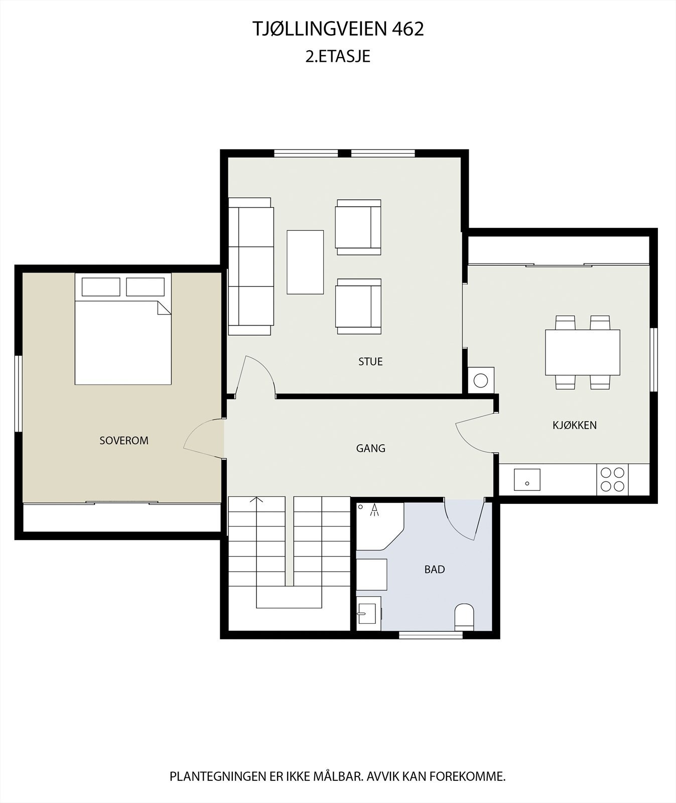 Plantegning 2.etasje Galleribilde
