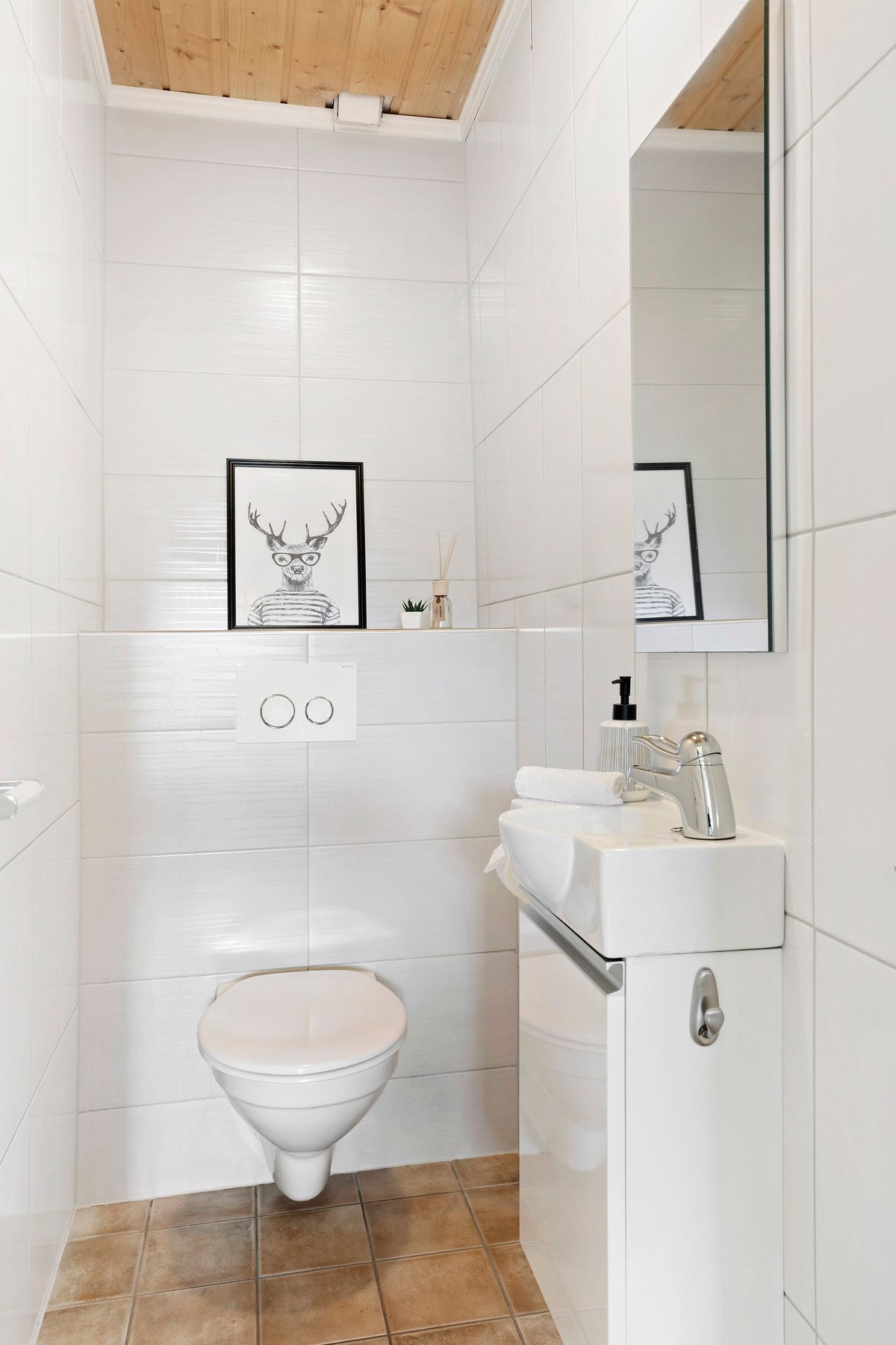 Stor leilighet - Toalett renovert i 2018. Galleribilde