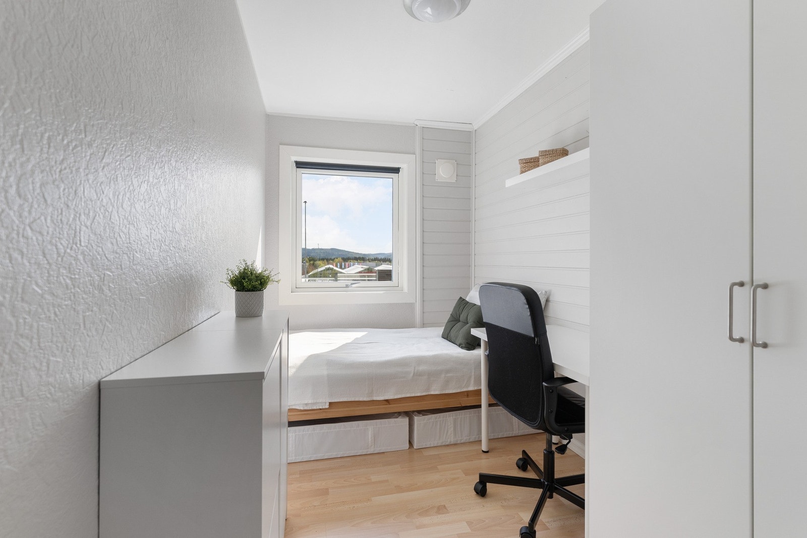 Soverom 3 er på 6,5 kvm. Galleribilde