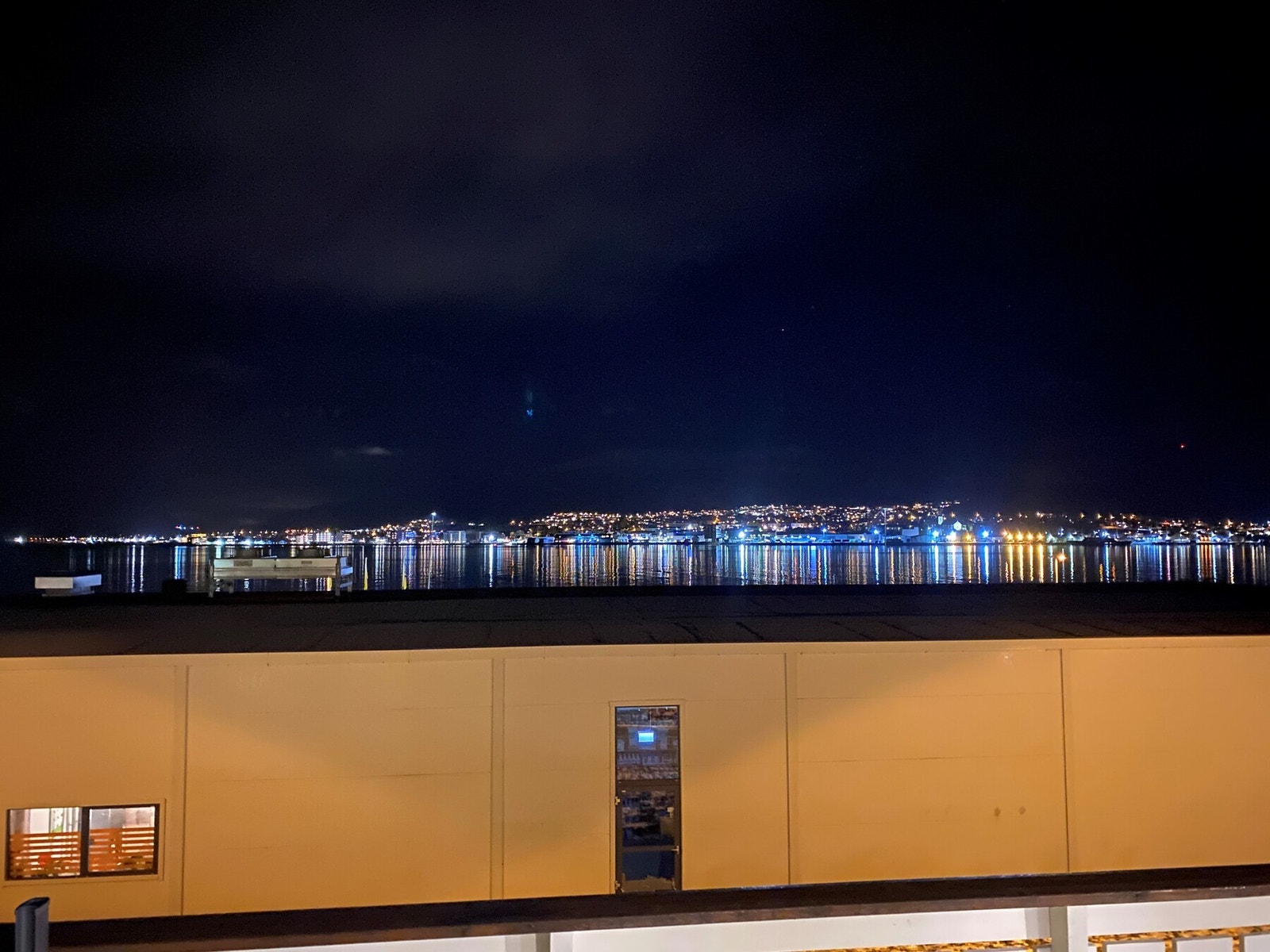 Sortland by night (bilde tatt av selger) Galleribilde