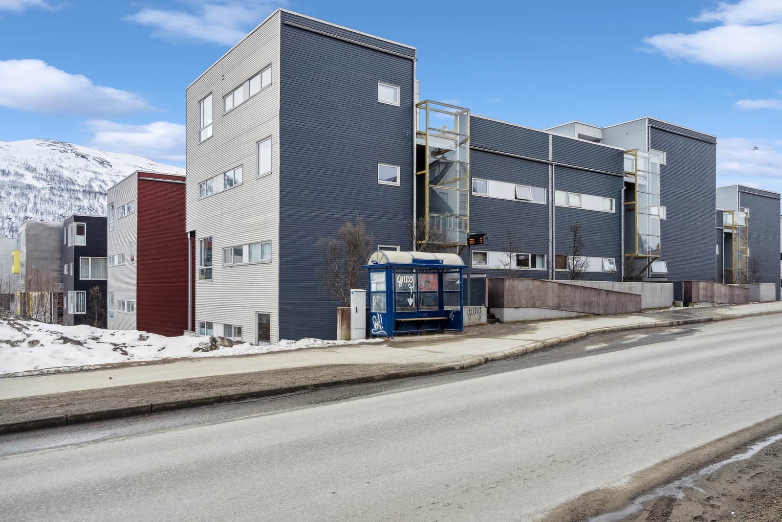 Bygget fra Strandvegen Galleribilde