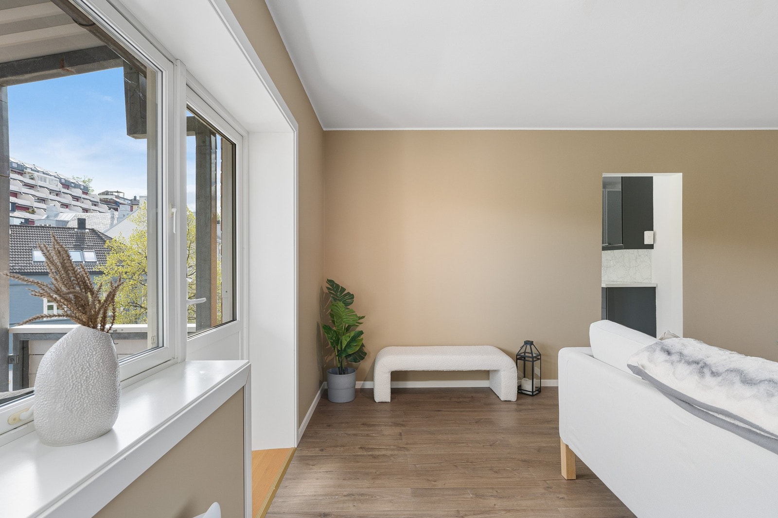 En lys og praktisk 3-roms med gangavstand til Solsiden og Midtbyen. Galleribilde