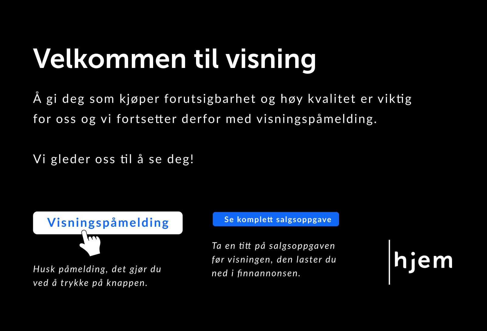 Visningspåmelding Galleribilde