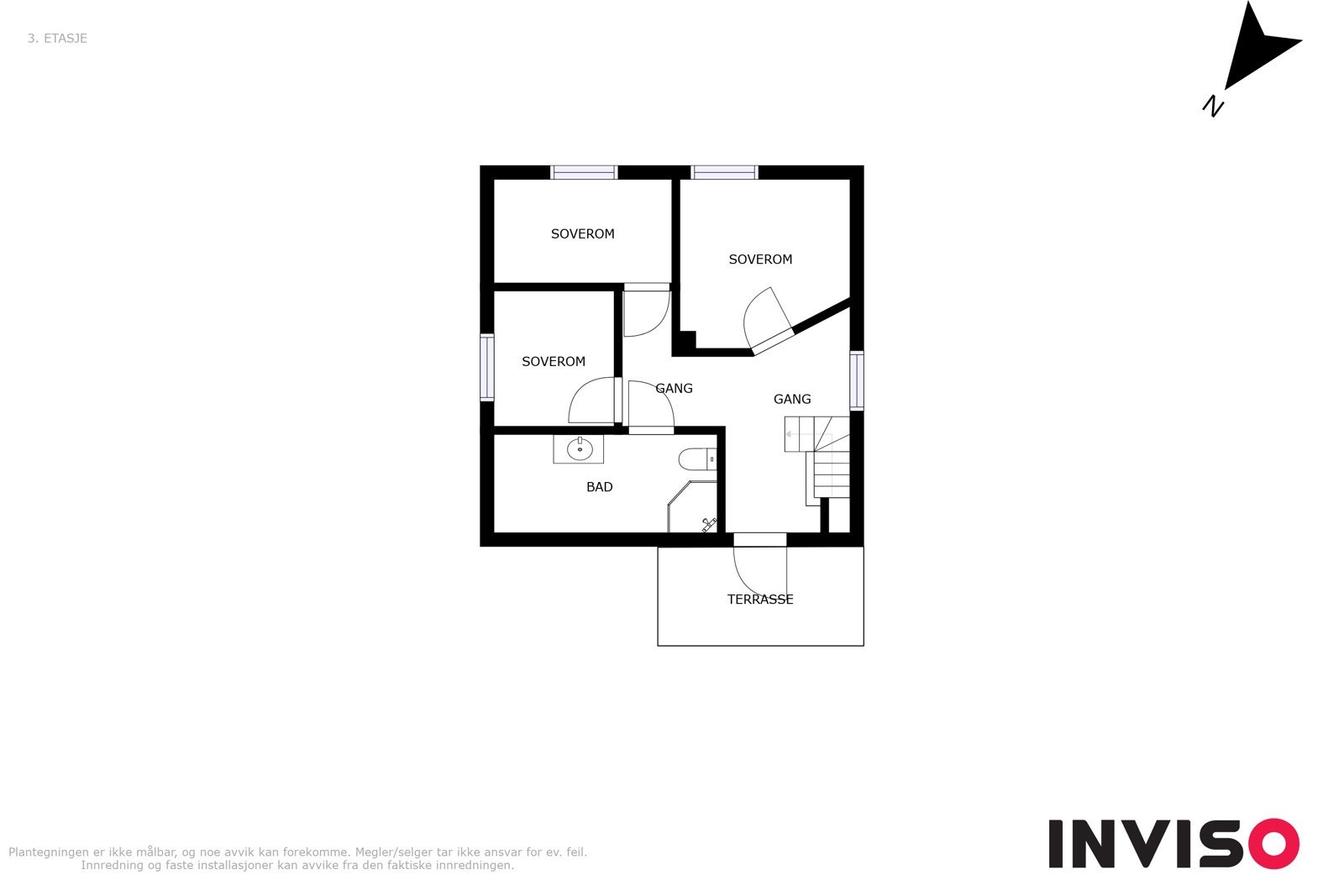 - Plantegning loftsetasje Galleribilde