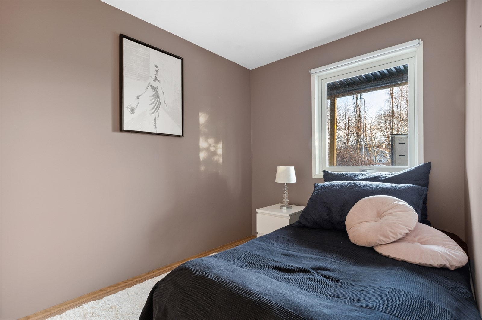 Soverom i lyse farger Galleribilde