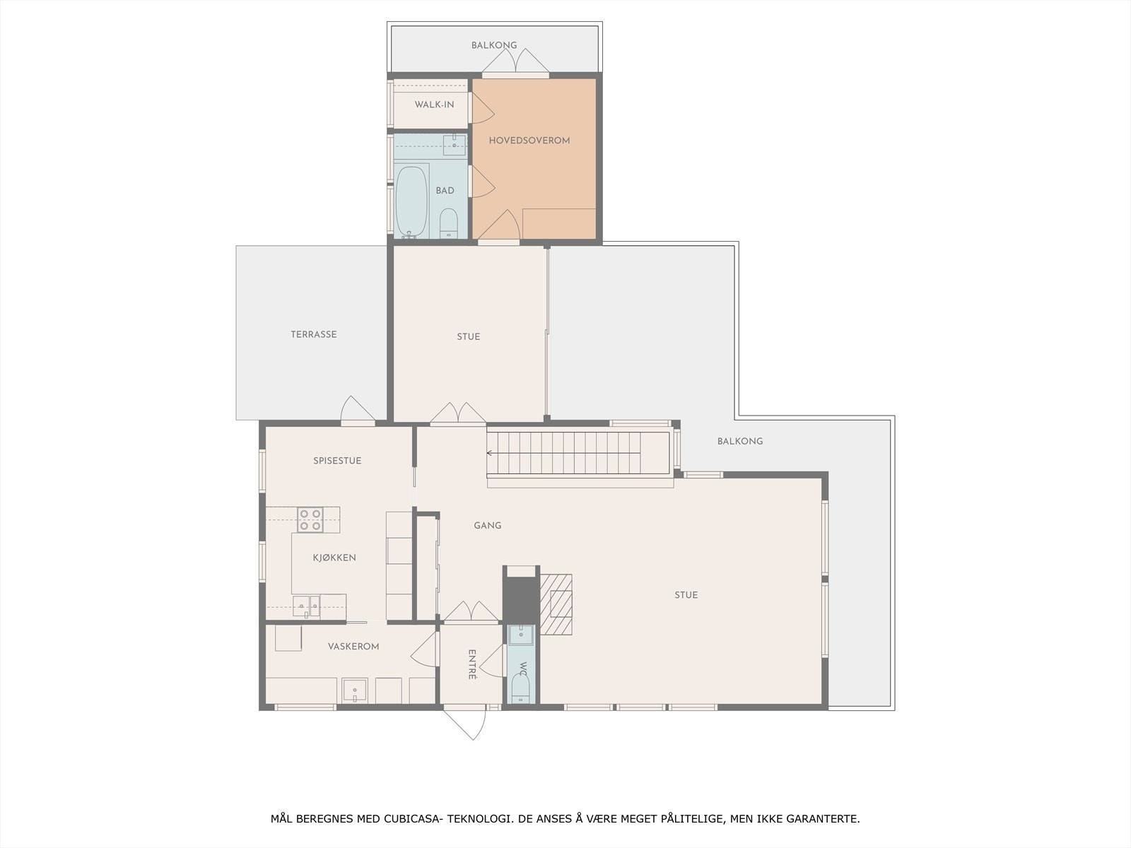 Plantegning - 1. etg. Galleribilde