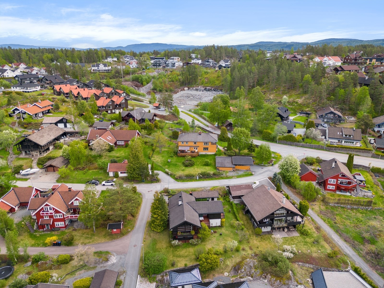 Dronebilde Galleribilde