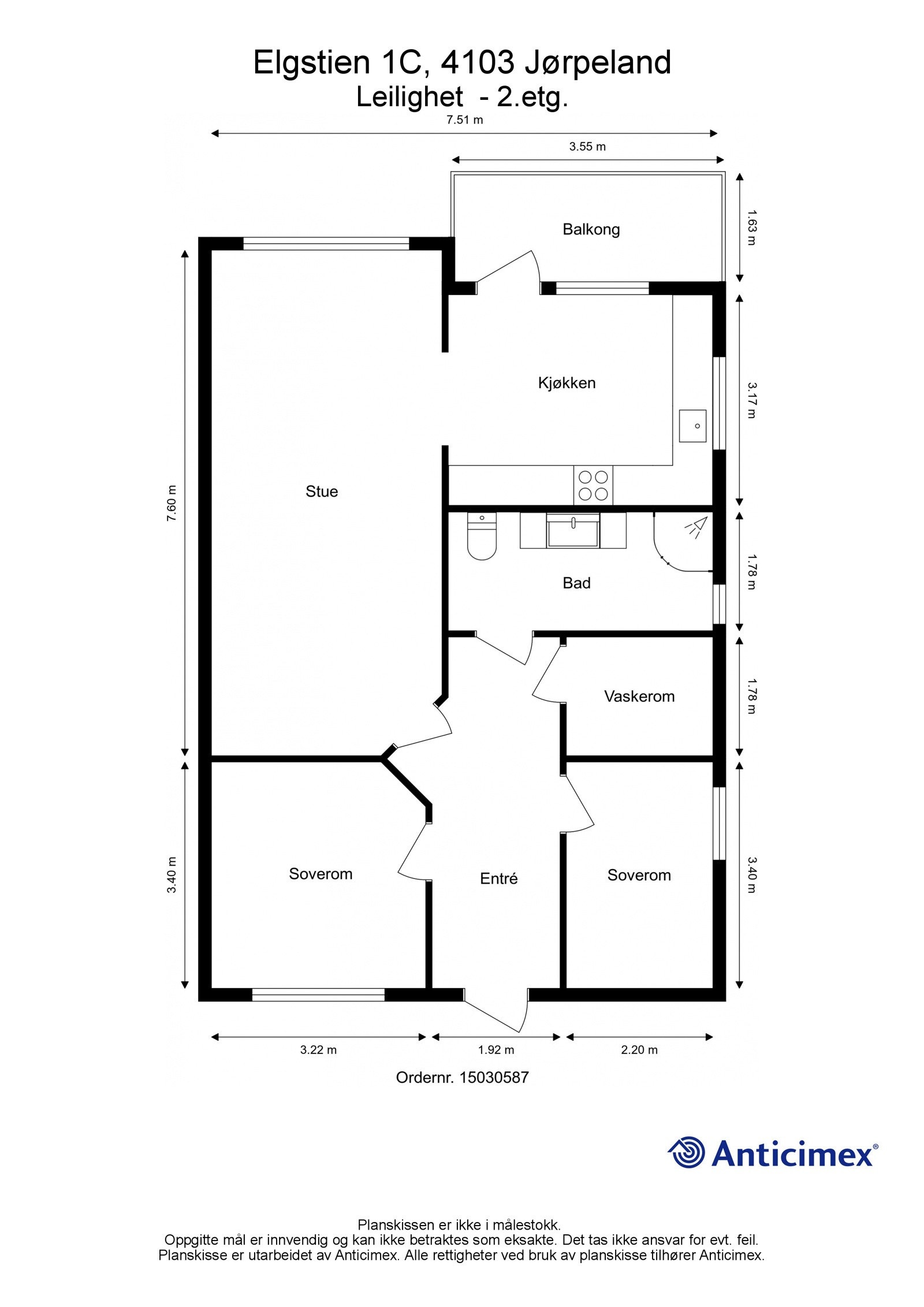 Plantegning - 2.etg Galleribilde