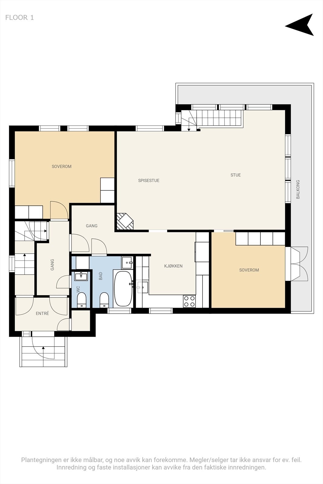 1. etasje. Galleribilde