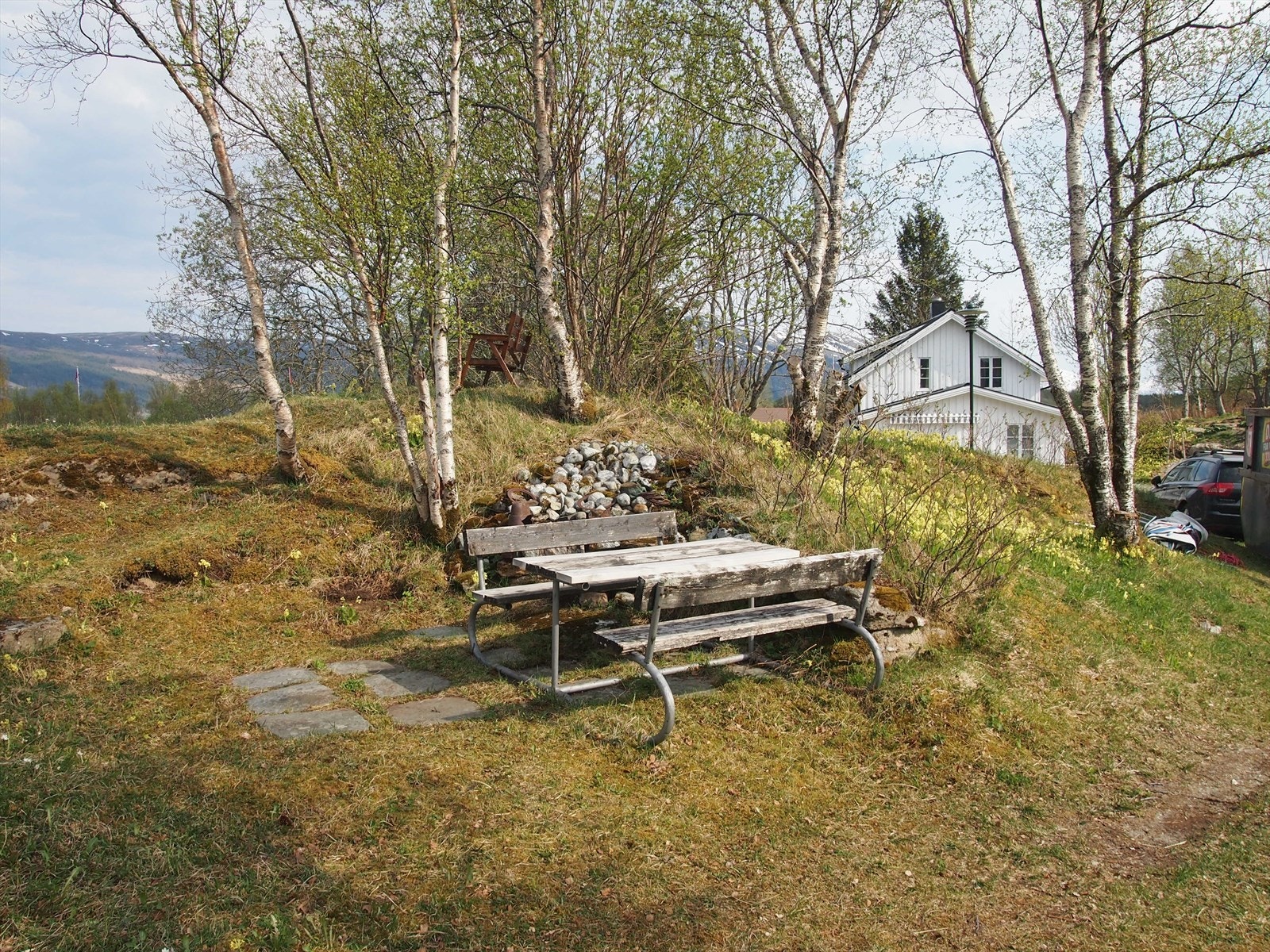 Uteareal mot nord Galleribilde