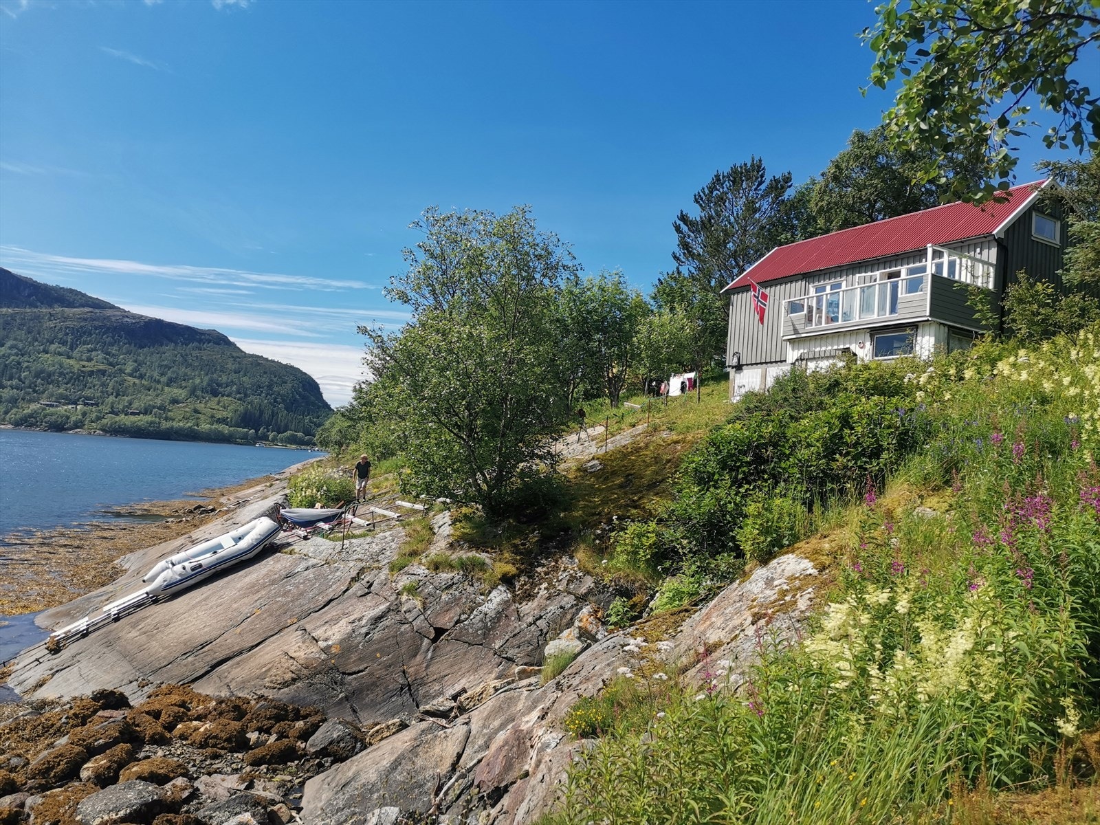 Hytta sett fra sør Galleribilde