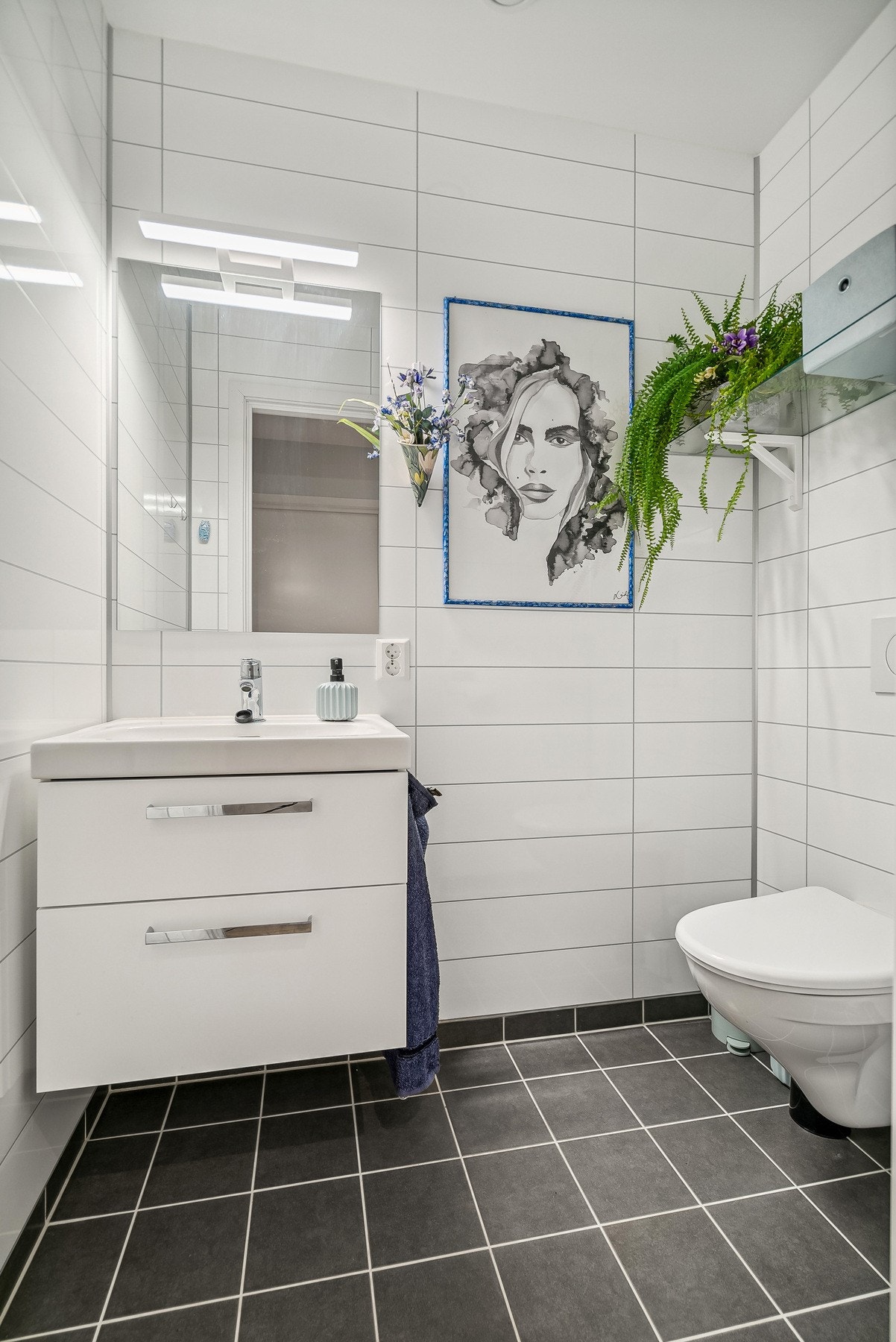 Toalettrom Galleribilde