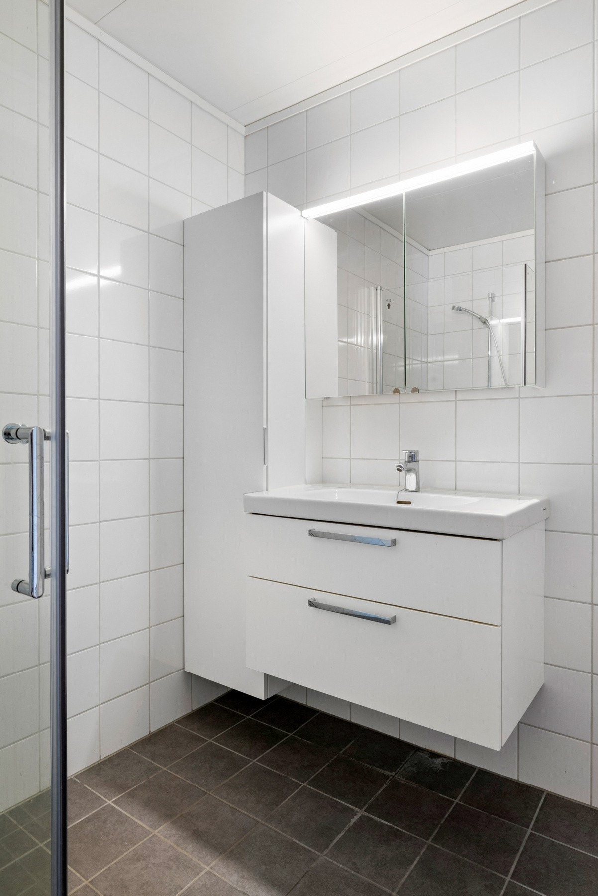 Det framstår med opplegg til vaskemaskin. Galleribilde