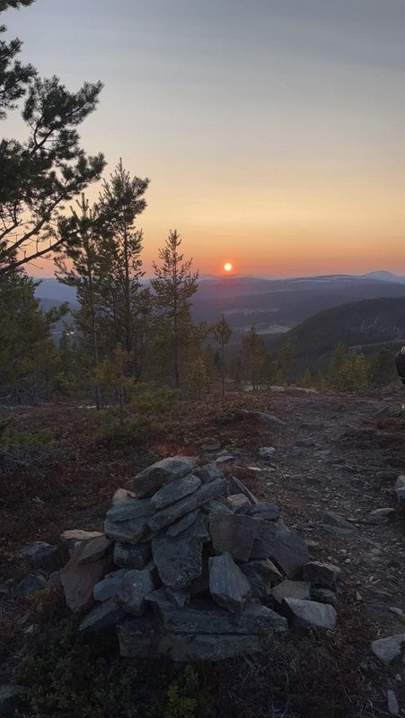 Nydelig solnedgang fra Sten kan nytes året rundt Galleribilde