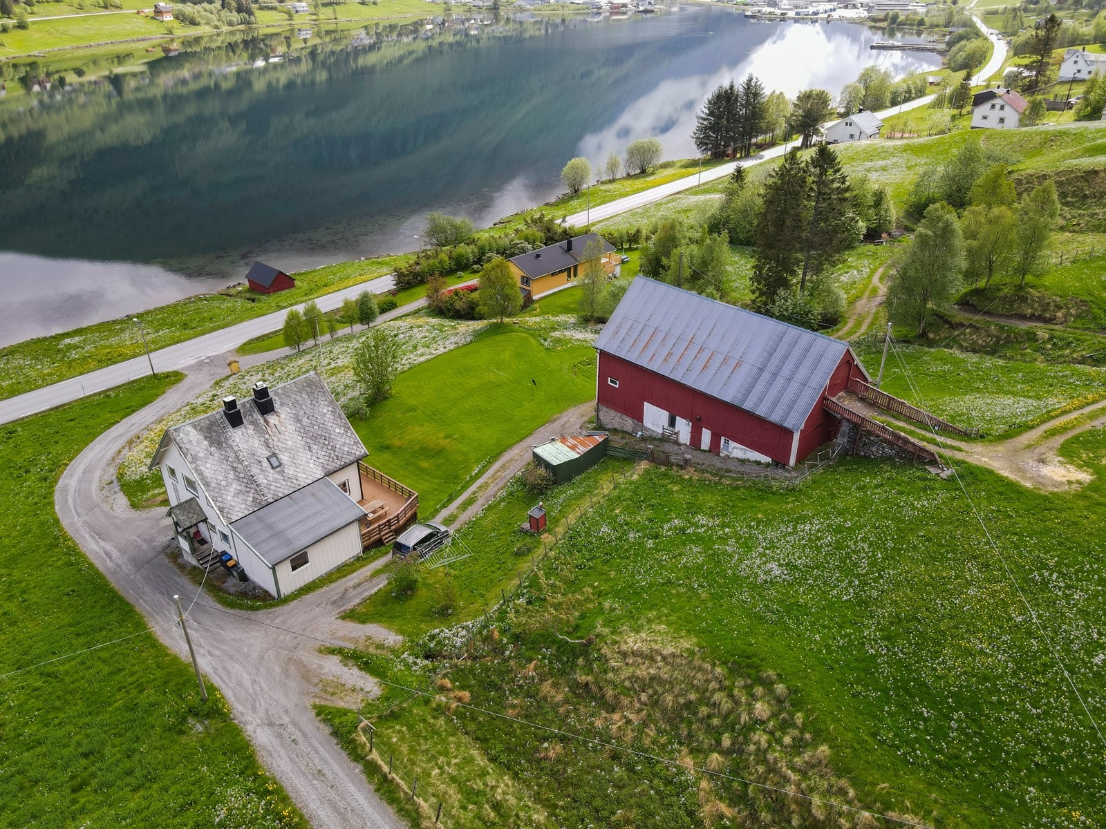 Dronefoto. Galleribilde