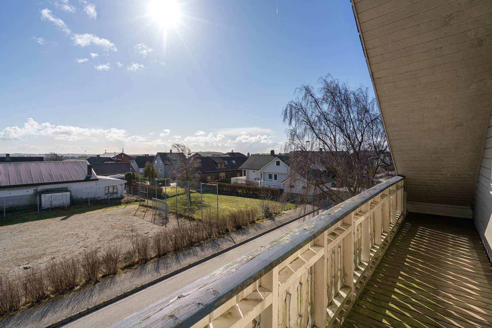 Utsikt fra balkongen Galleribilde