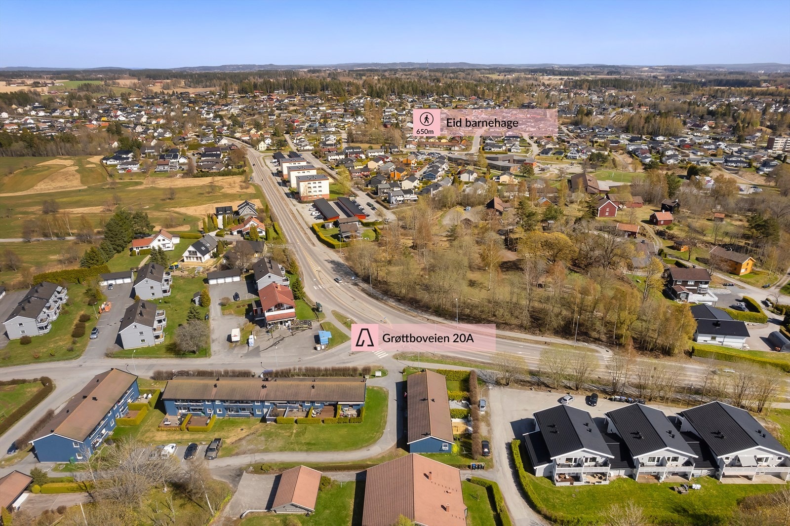 Dronefoto Galleribilde