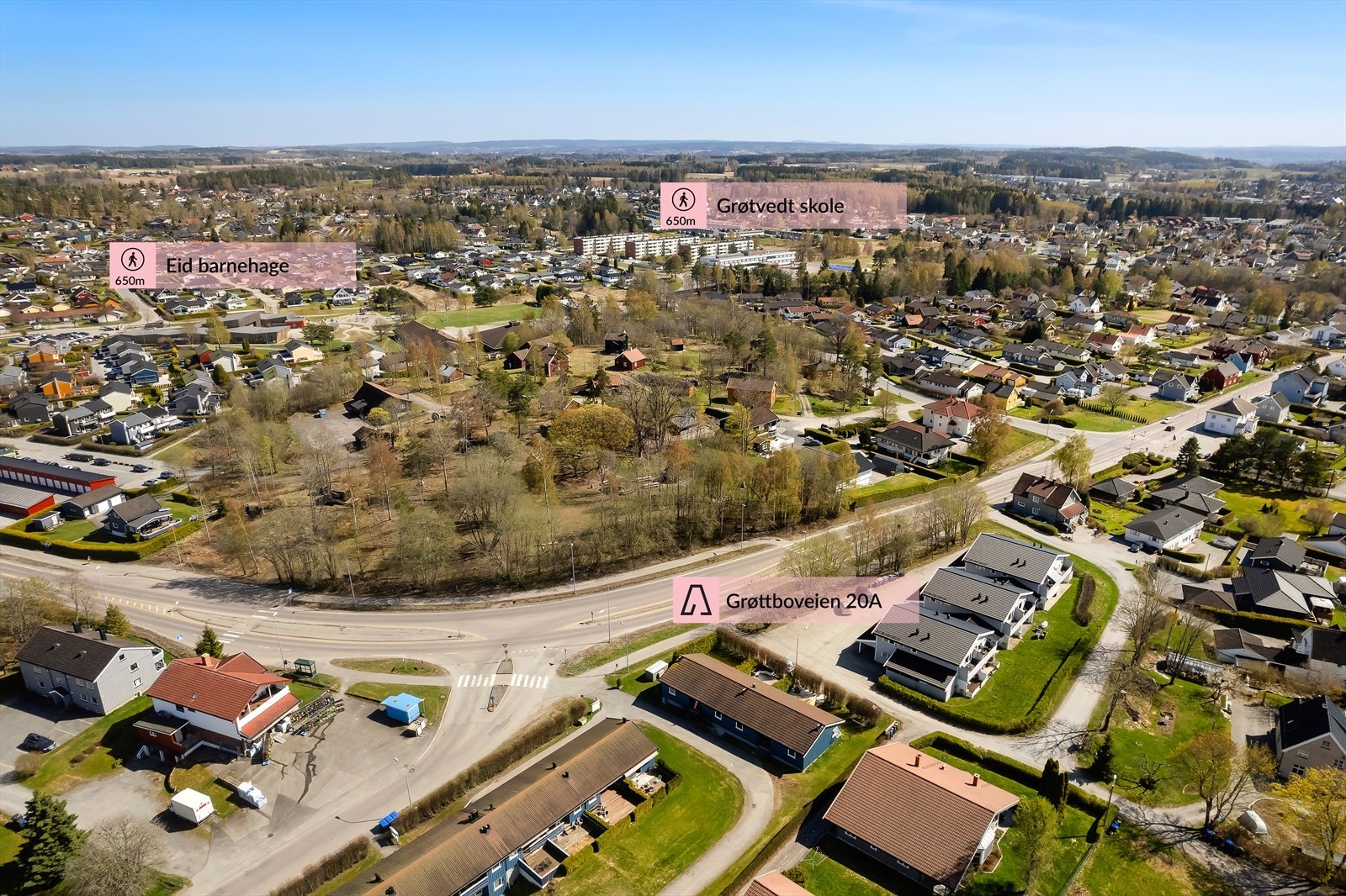 Dronefoto Galleribilde