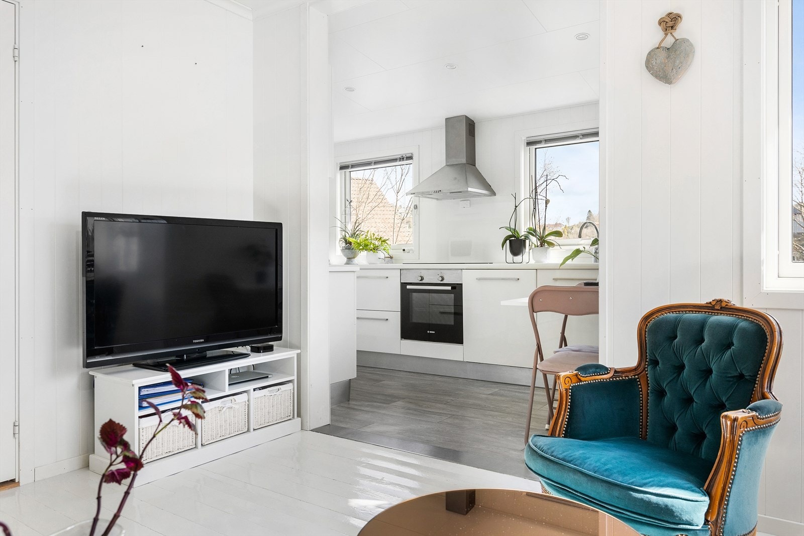 Åpen løsning mot kjøkken Galleribilde