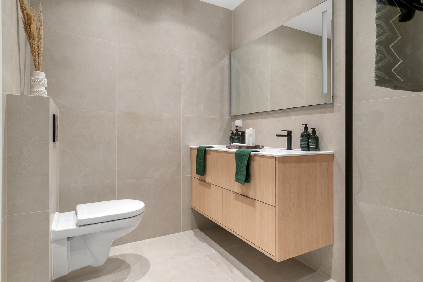 Baderommet bidrar til rolige morgninger Galleribilde