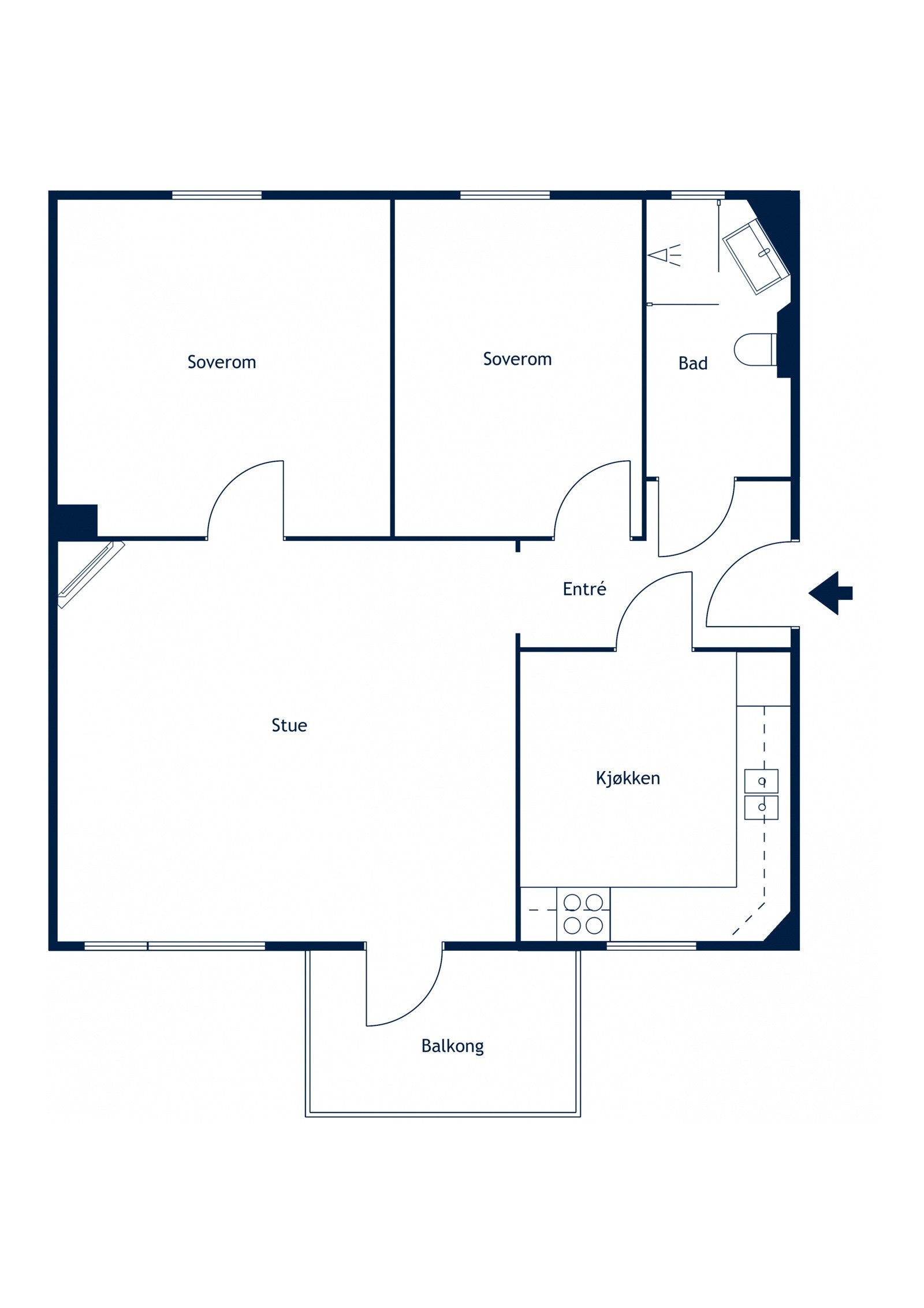 Plantegning. Galleribilde