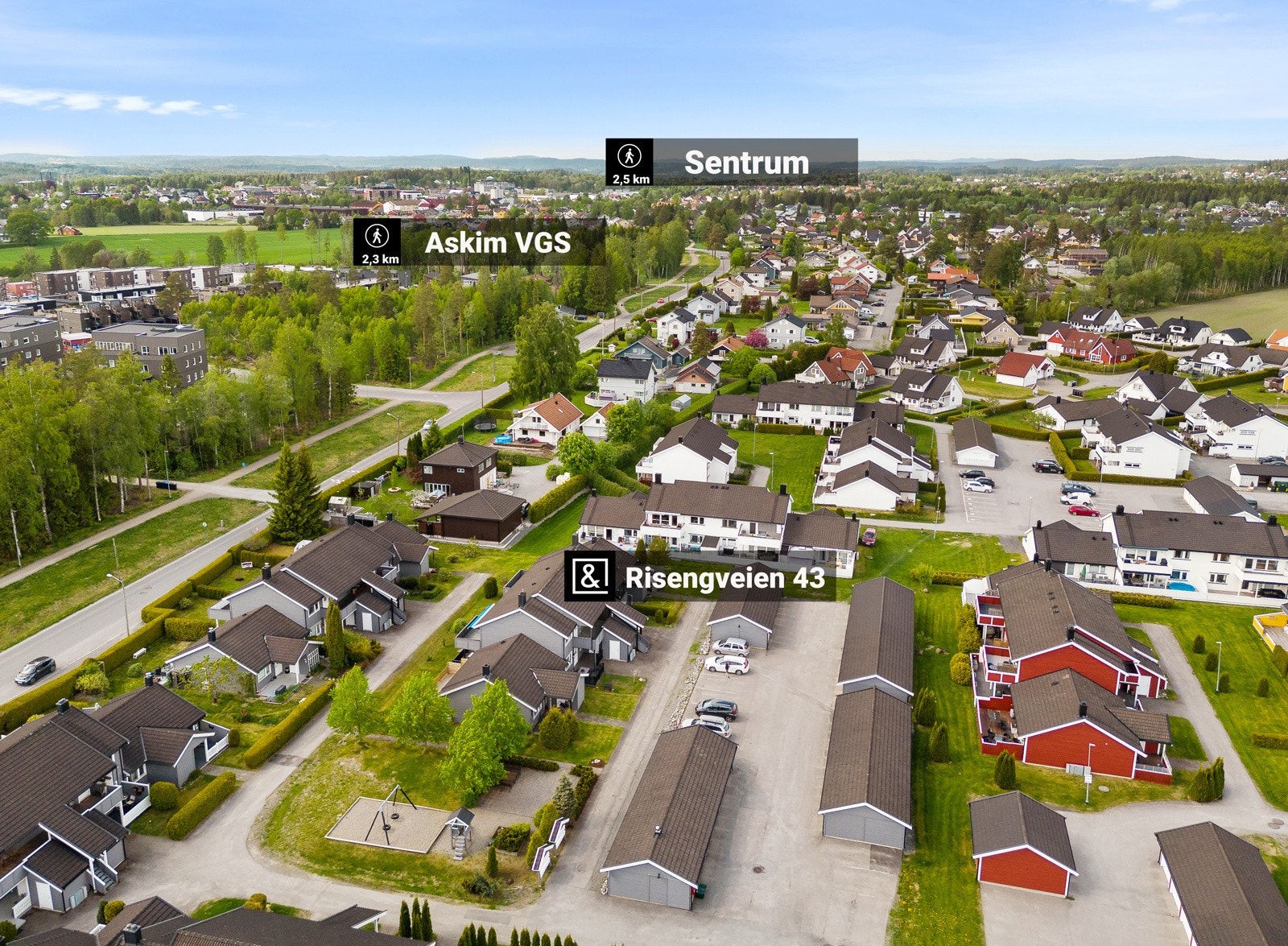 Dronefoto Galleribilde