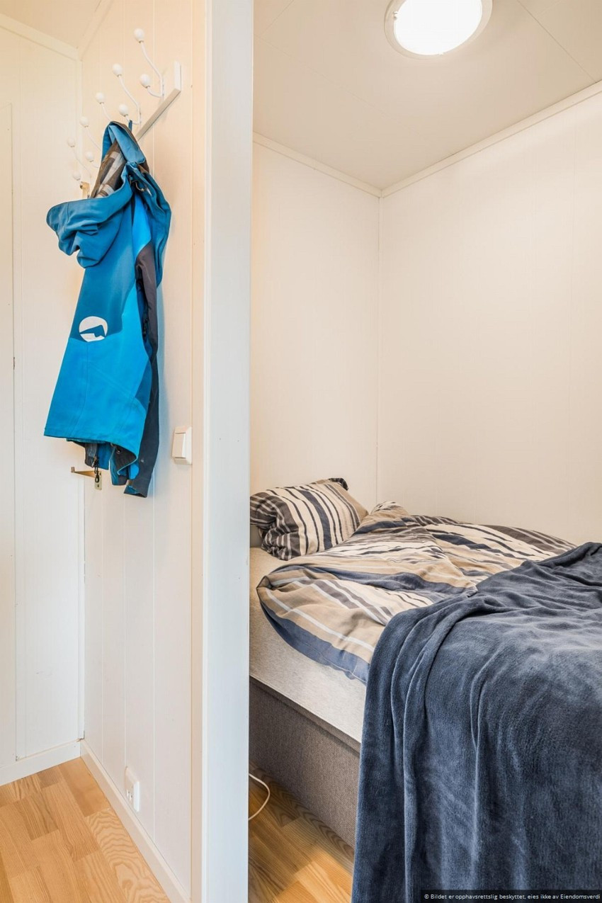 Sovealkove med plass til 120x200 seng