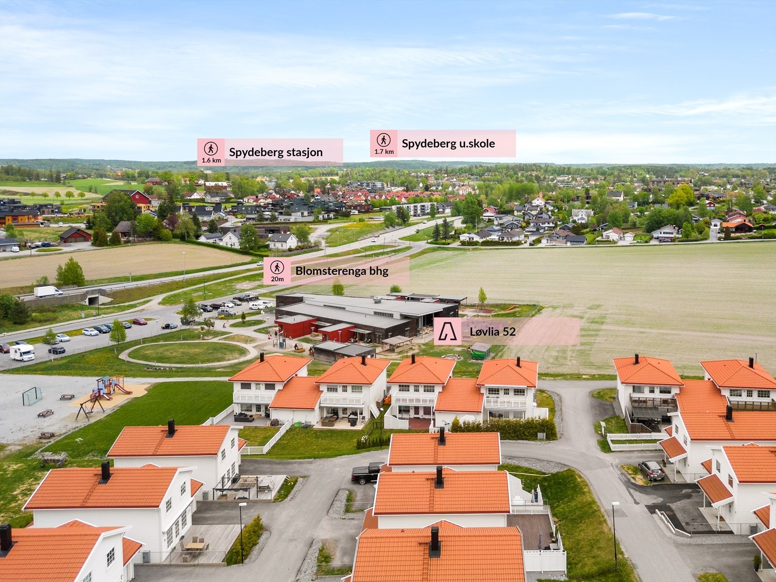 Dronefoto Galleribilde
