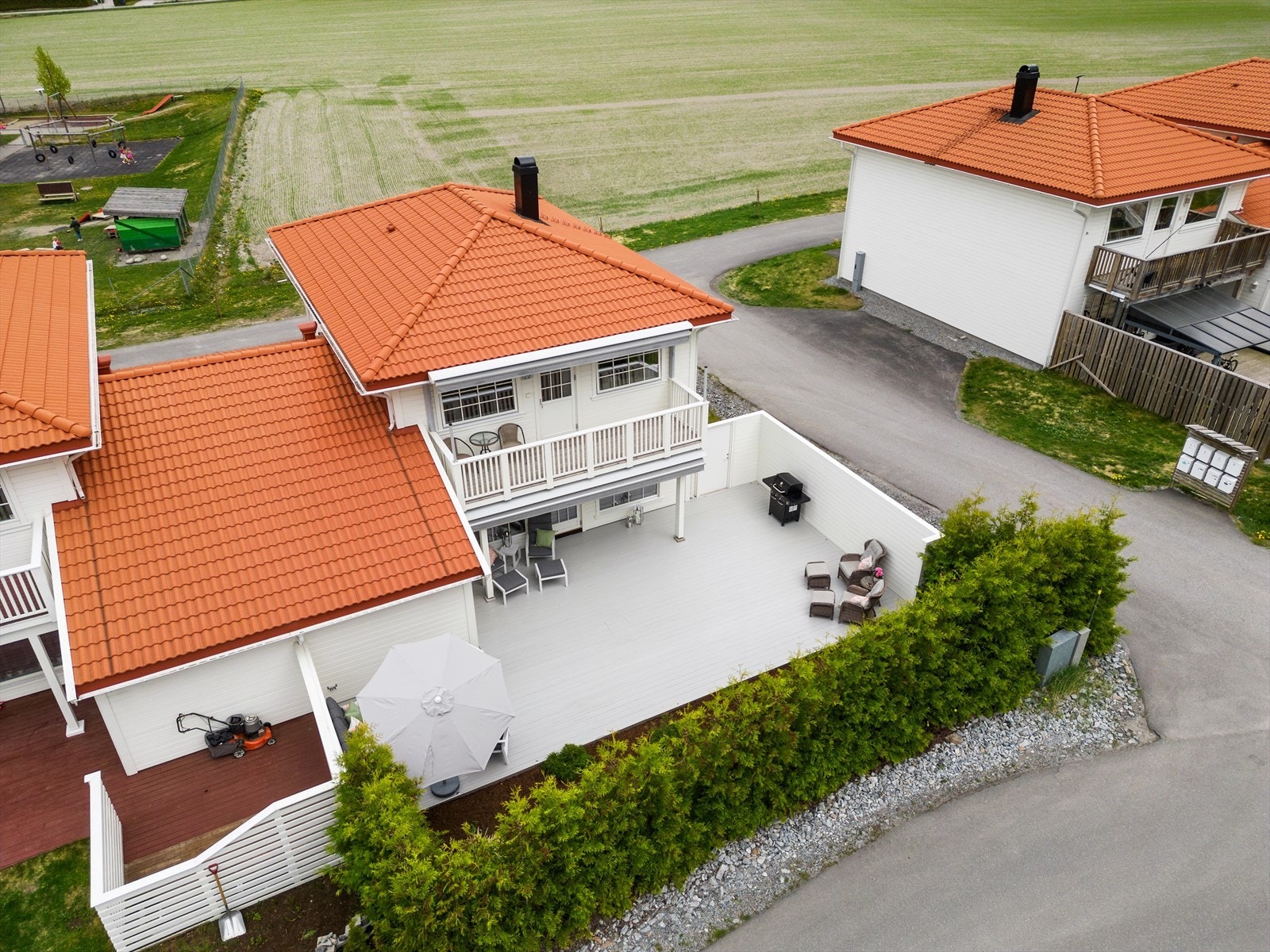 Dronefoto Galleribilde