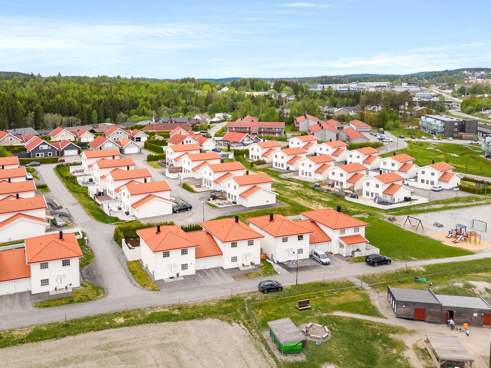 Dronefoto Galleribilde