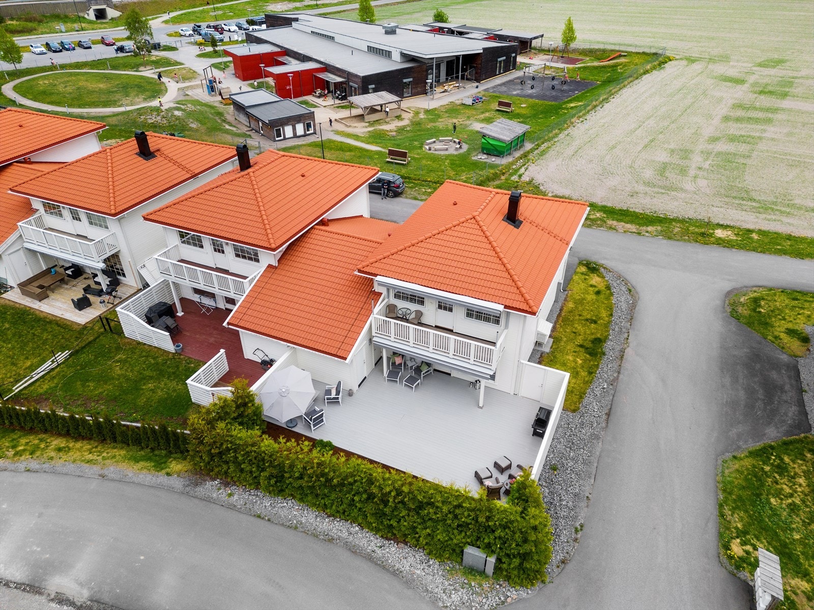 Dronefoto Galleribilde