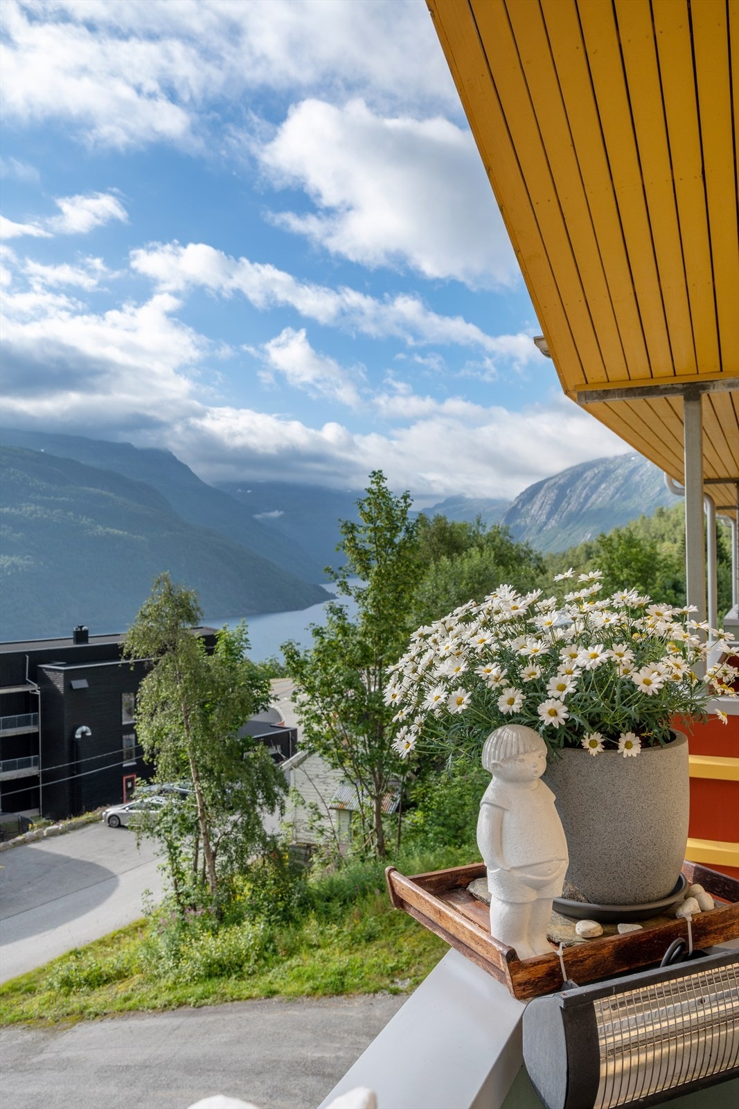 Utsikt fra terrassen Galleribilde