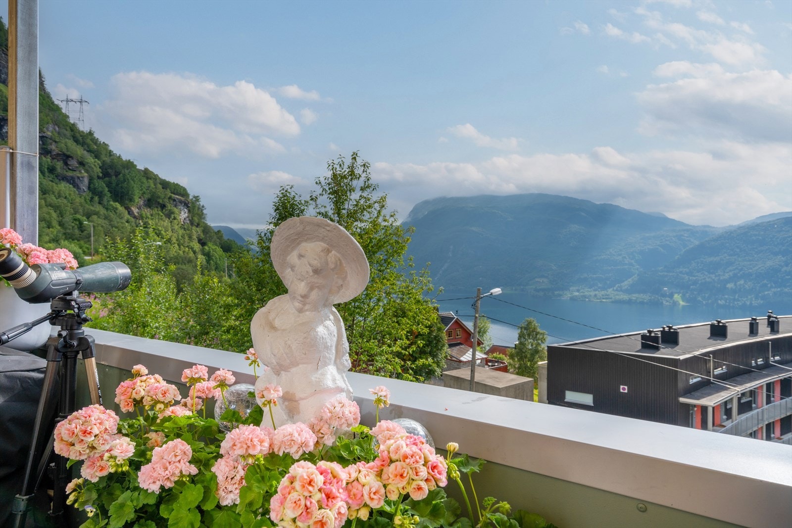 Flott utsikt i flere retninger Galleribilde