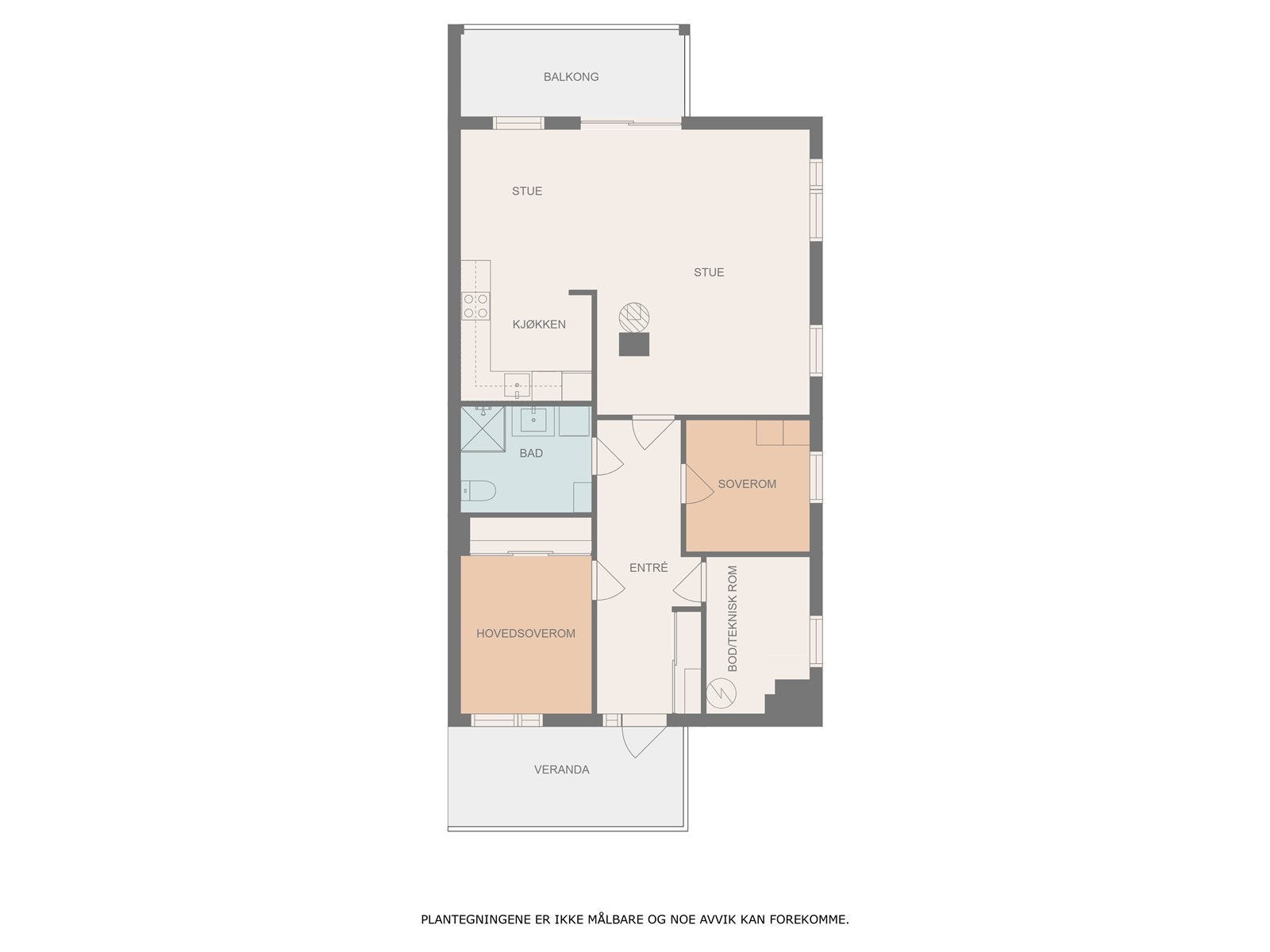 Plantegning Galleribilde