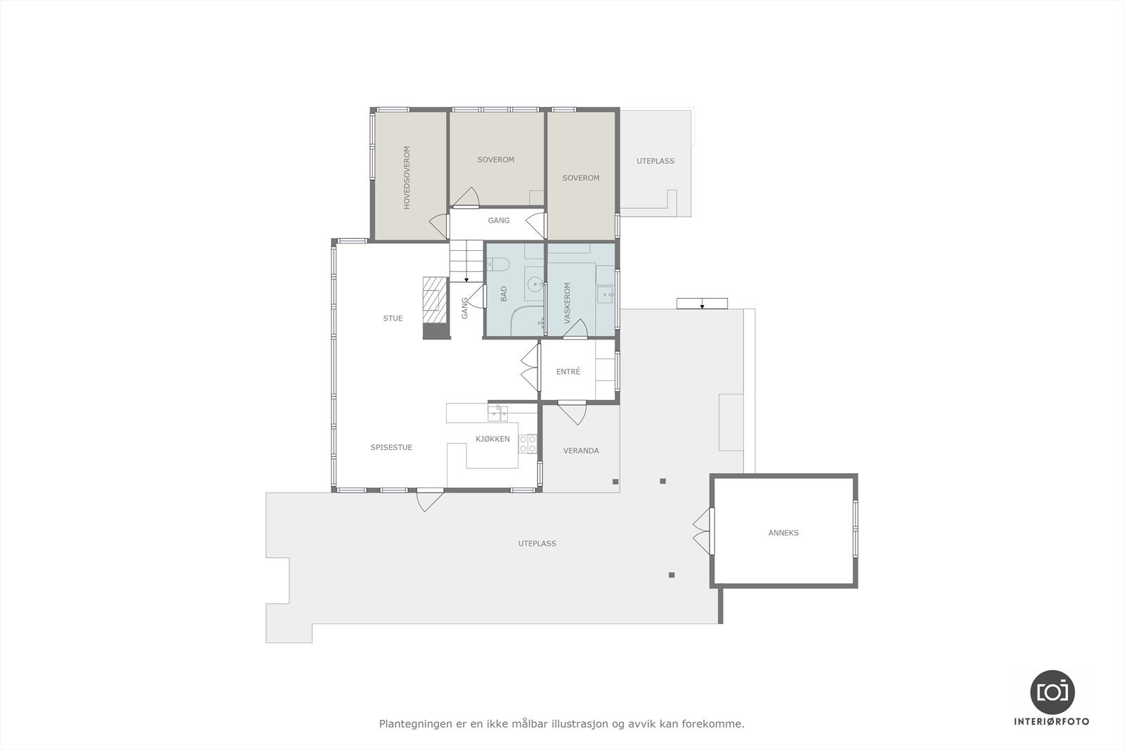 Plantegning Galleribilde