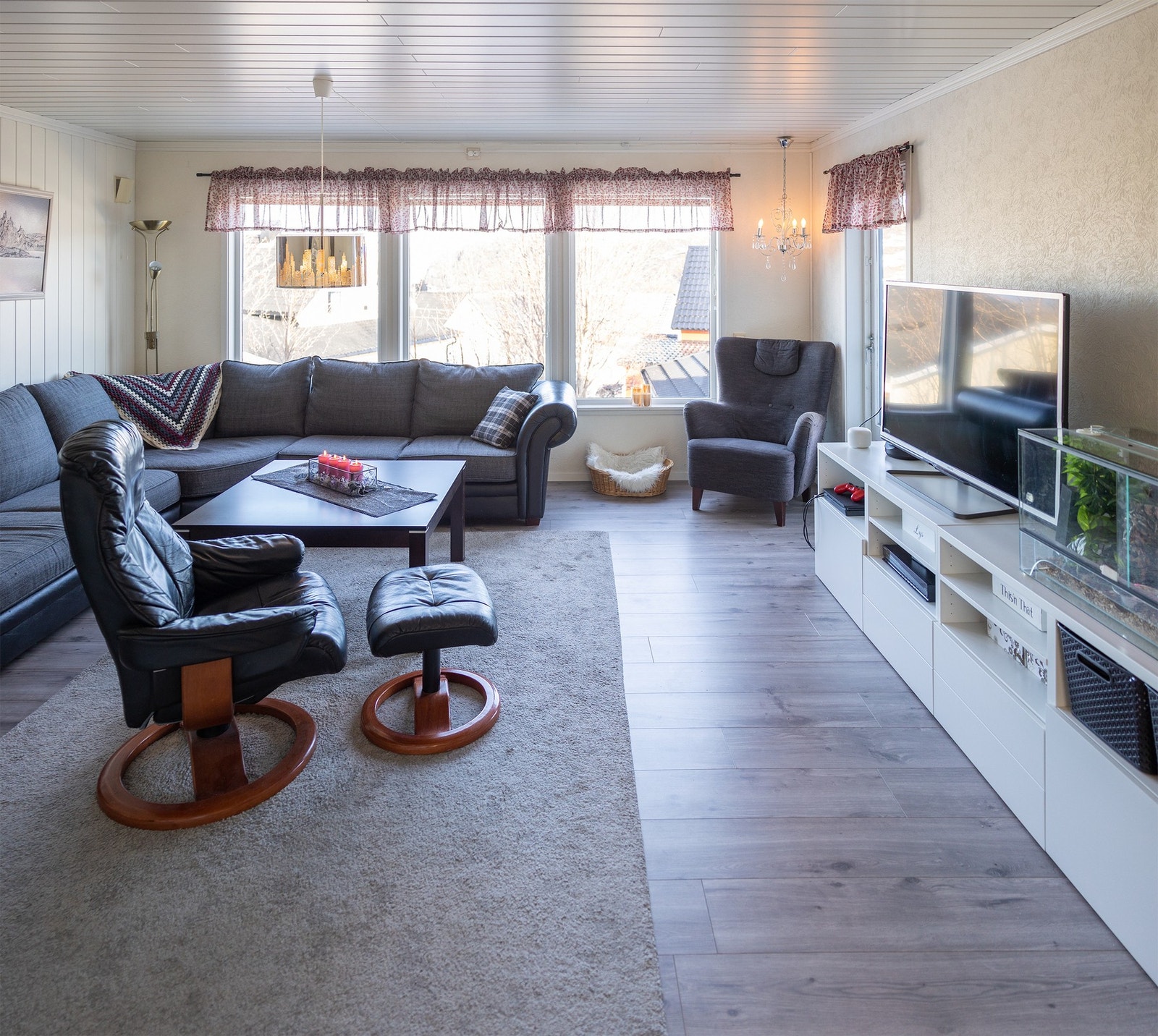 Stue hovedplan Galleribilde