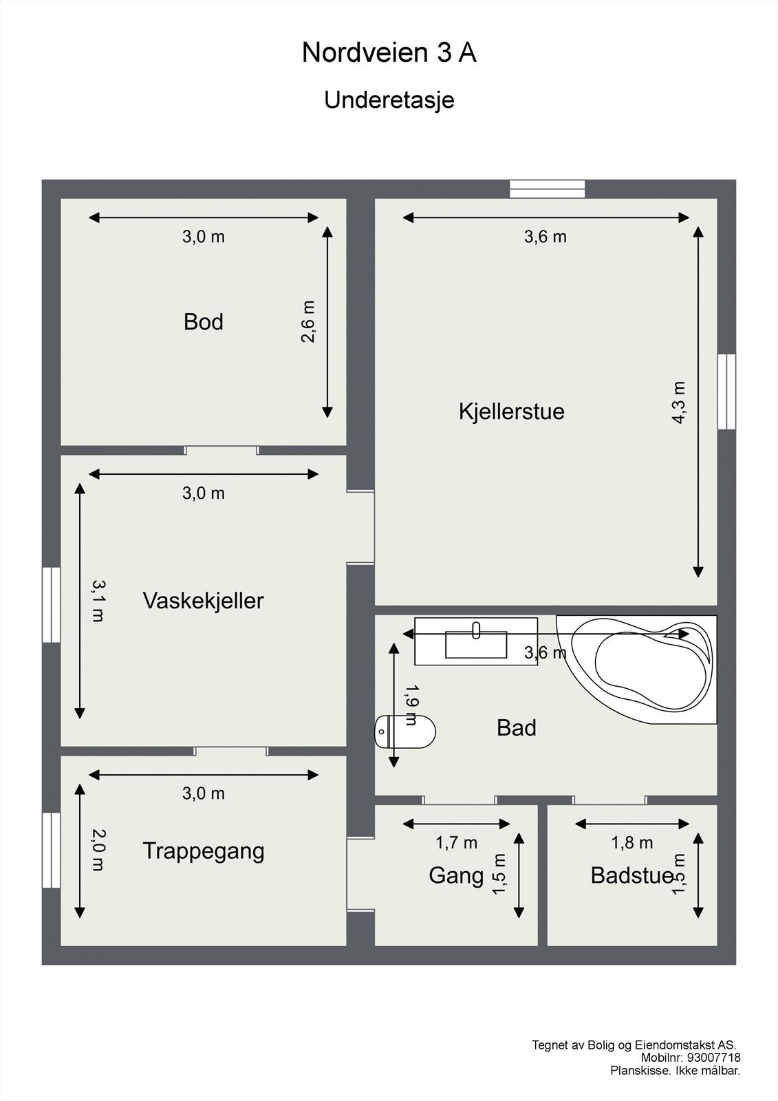 Velkommen ned i boligens underetasje Galleribilde