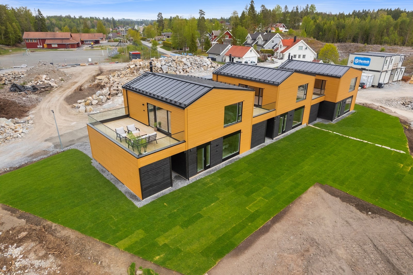 Dronefoto Galleribilde