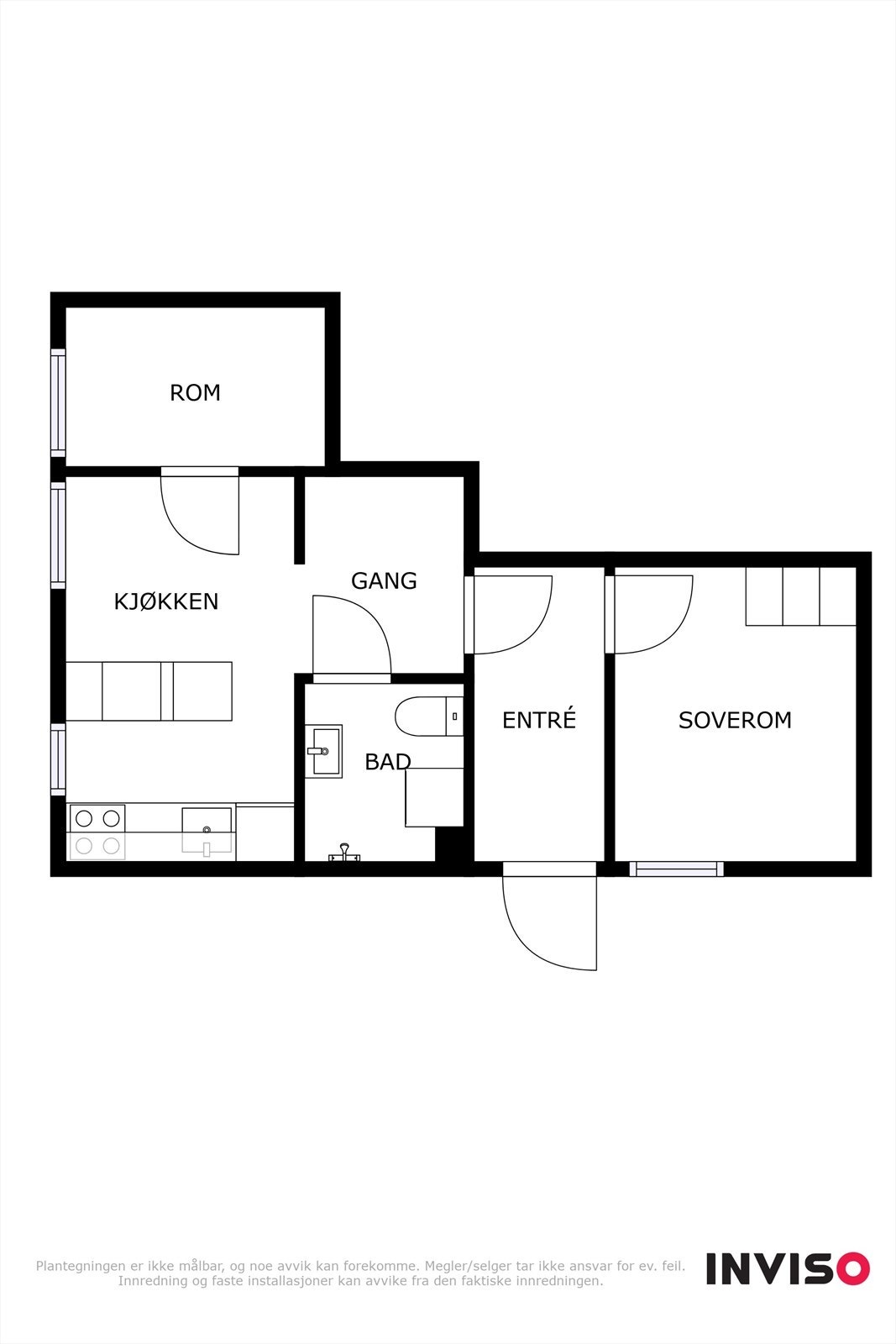 I kjelleren finnes en separat hybel. Ikke avbildet. Galleribilde