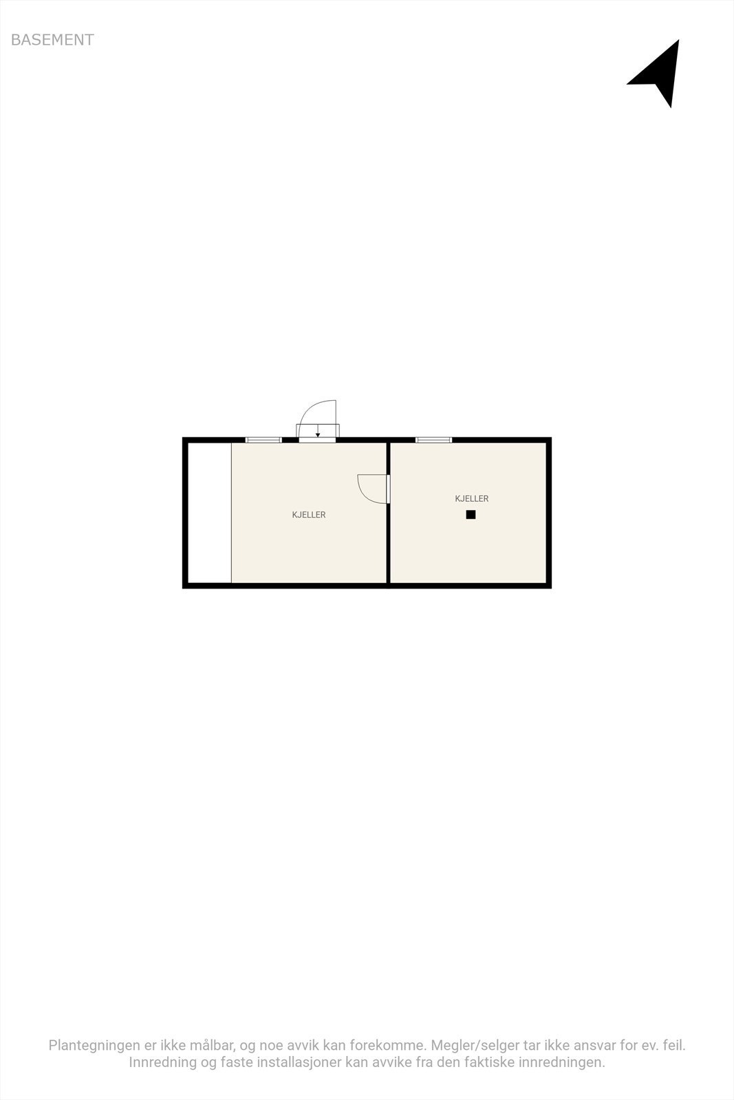 Plantegning kjeller Galleribilde