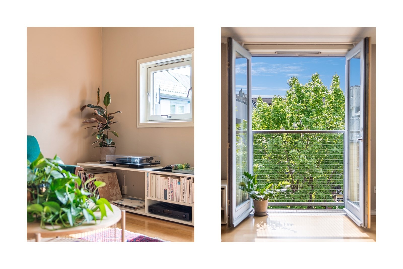 Nyt din egen oase rett utenfor stuevinduet og den franske balkongen. Galleribilde