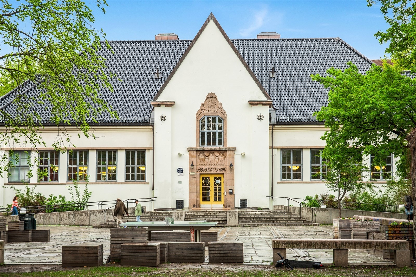 Bibliotek. Galleribilde