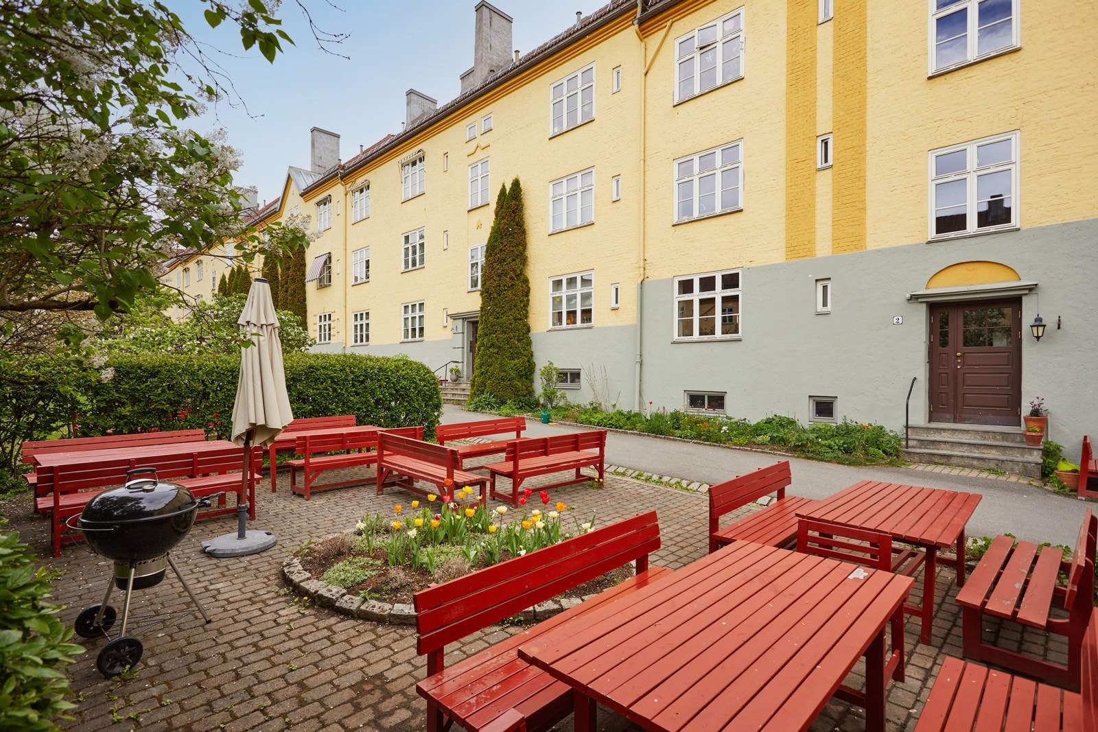 Borettslaget disponerer blant annet felles vaskeri som alle beboerne kan benytte seg av. Galleribilde