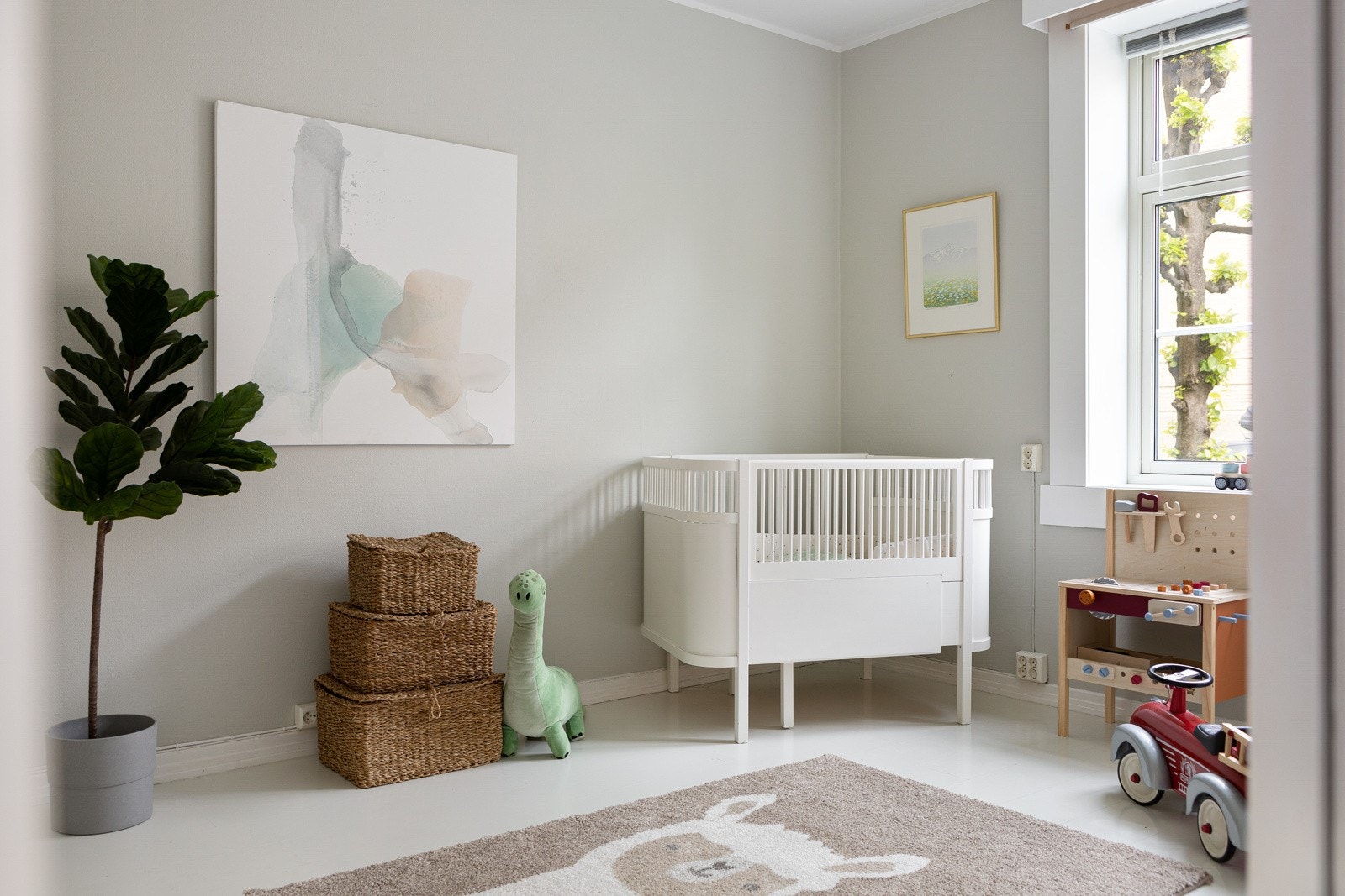 Dette er også et fint soverom med plass til både seng, pult eller kommode. Galleribilde