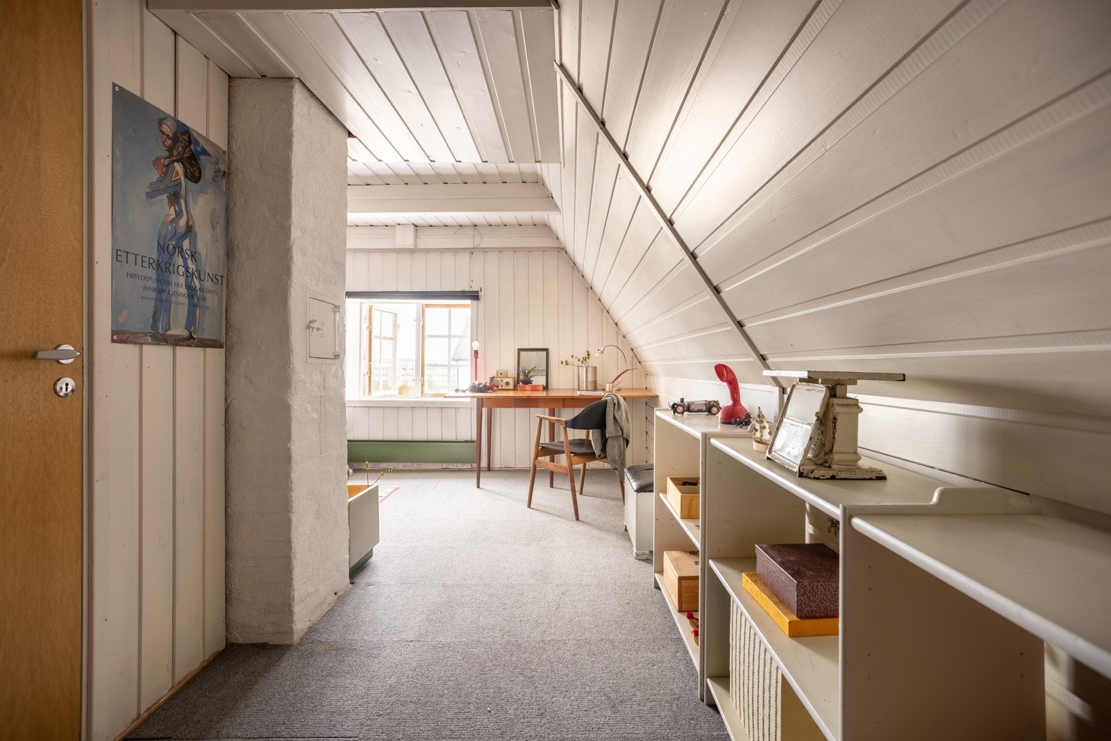 Loftet har flere innrednings- og bruksmuligheter. Galleribilde