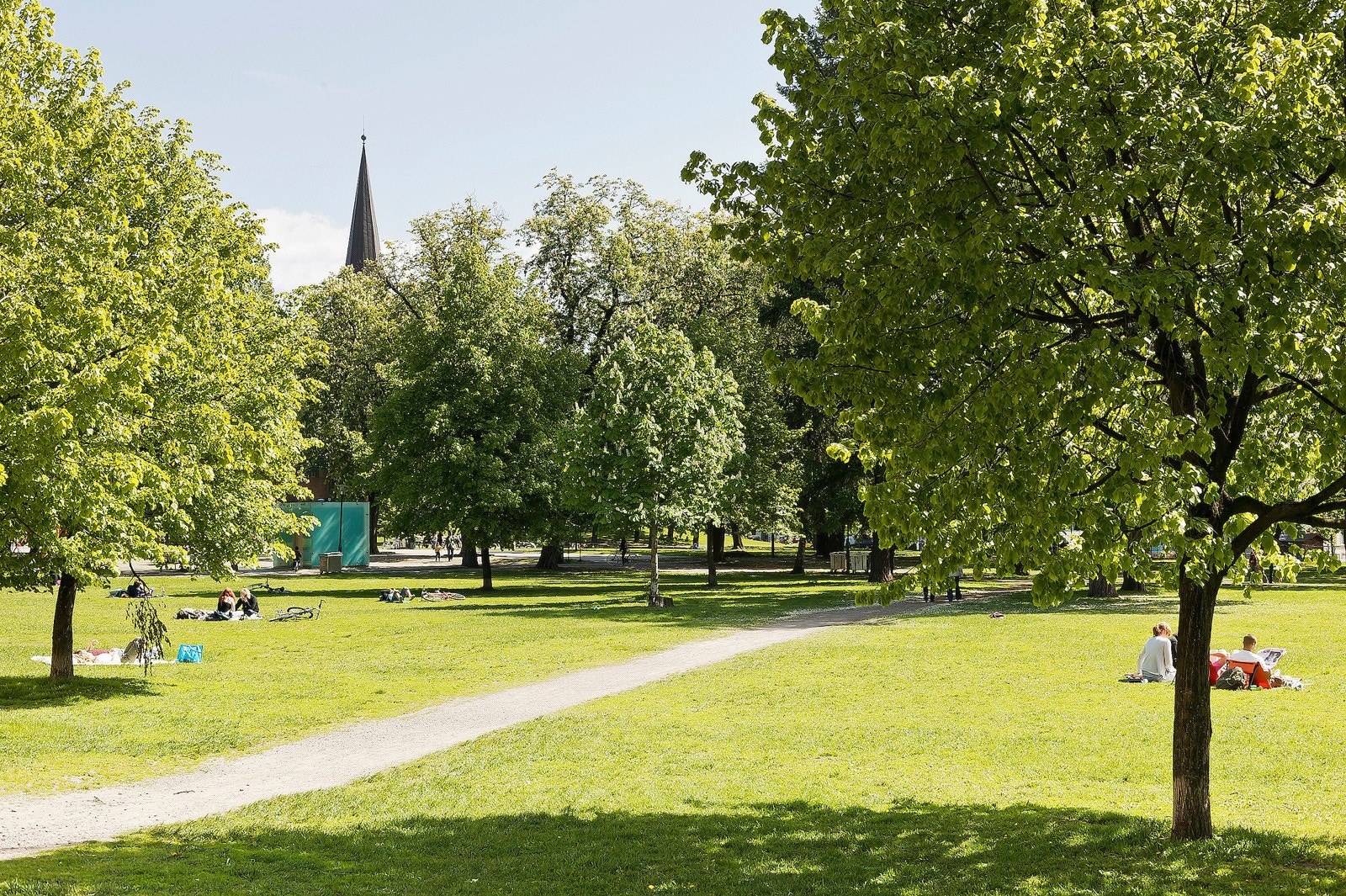 Sofienbergparken er også i kort gangavstand Galleribilde