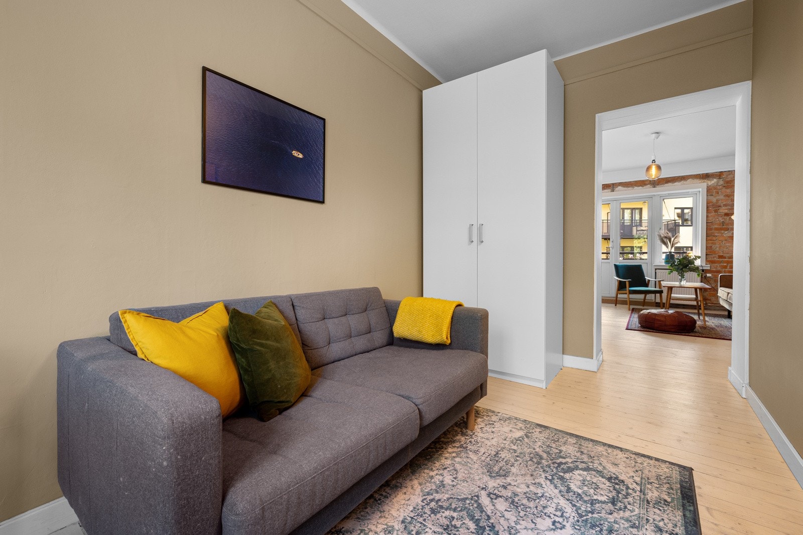 Rommet kan også disponeres som en tv-stue, gjesterom eller kontor. Galleribilde